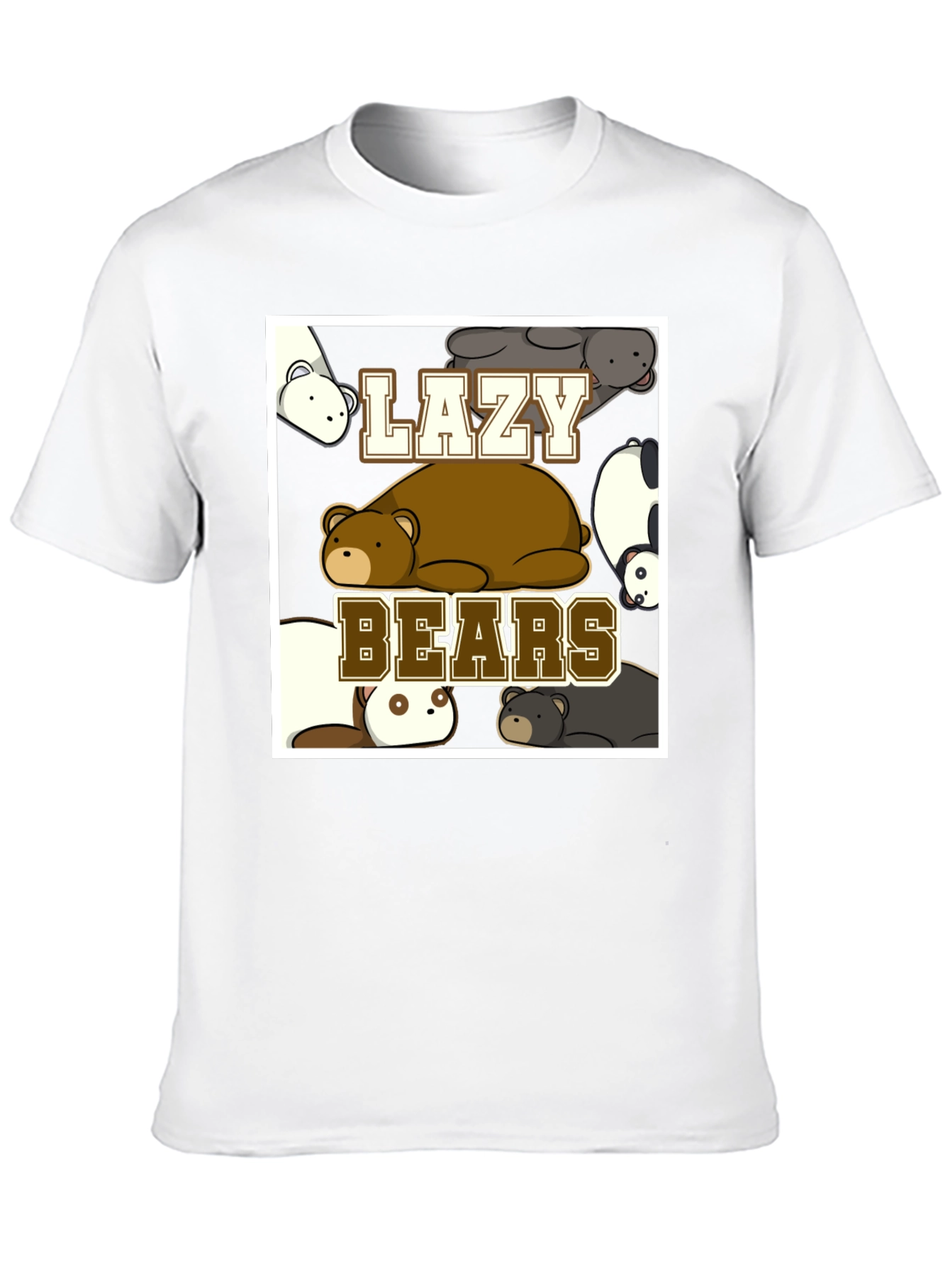 Lazy Bears Graphic T-Shirt - Relaxed Fit