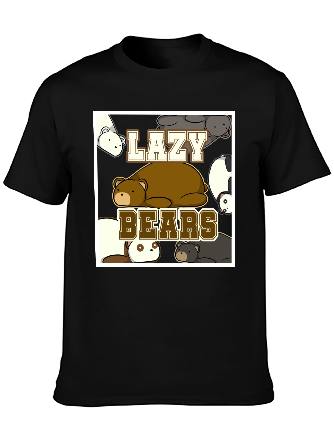 Lazy Bears Graphic T-Shirt - Relaxed Fit