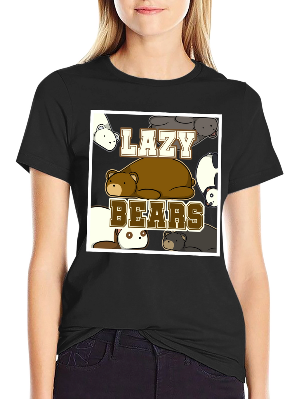 Lazy Bears Graphic T-Shirt - Relaxed Fit