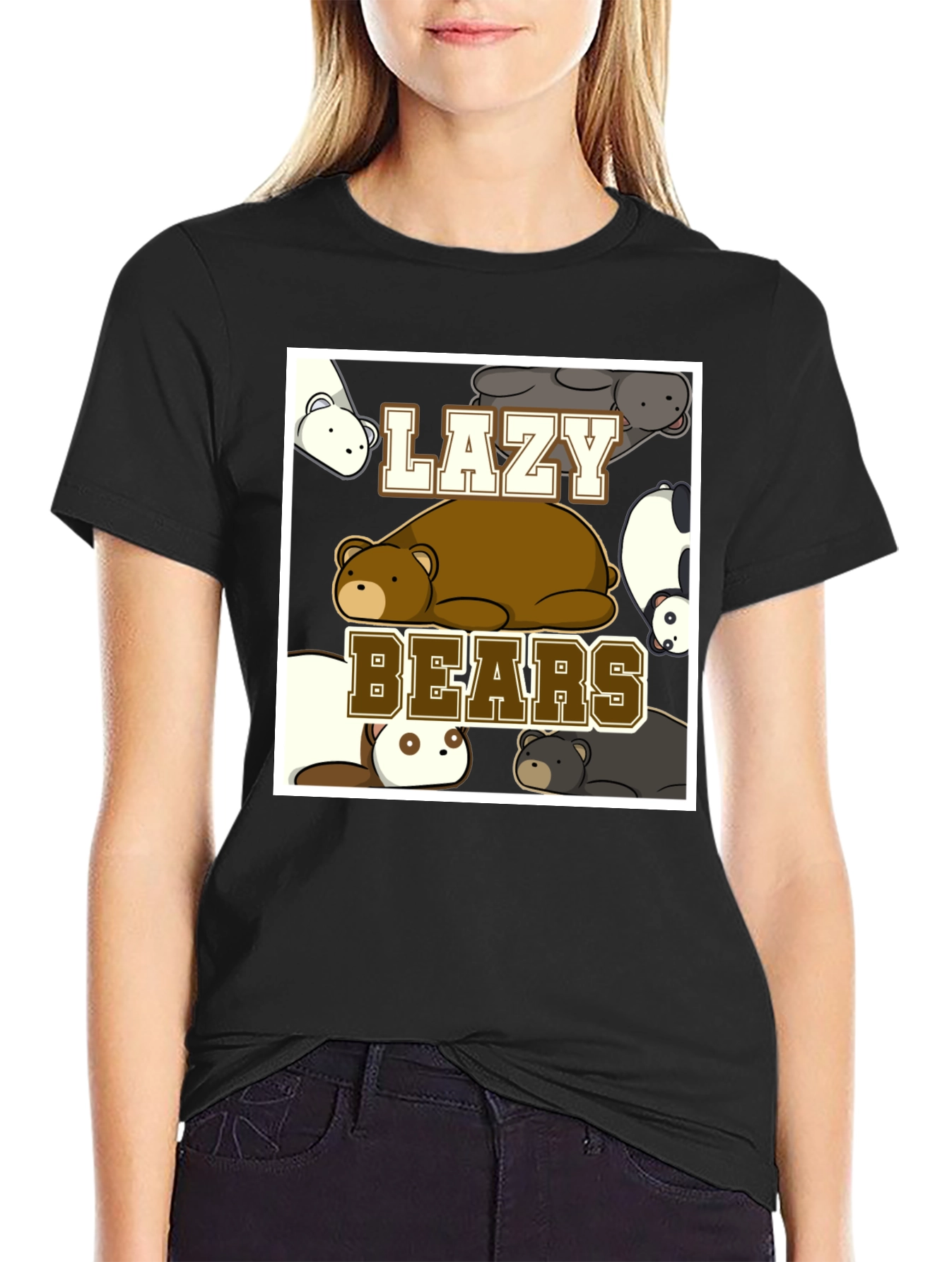 Lazy Bears Graphic T-Shirt - Relaxed Fit