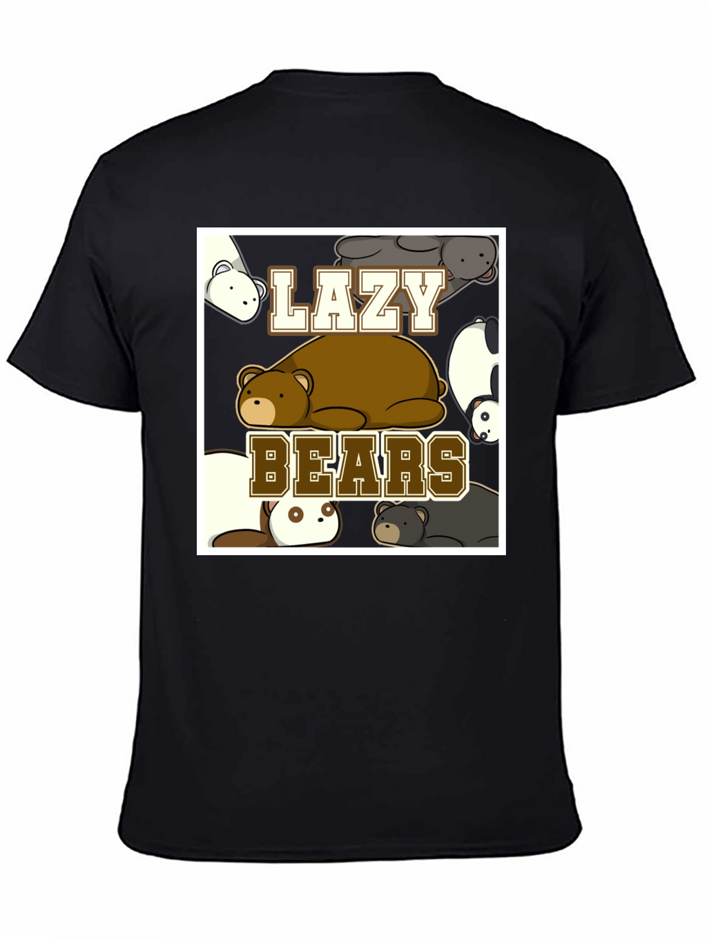 Lazy Bears Graphic T-Shirt - Relaxed Fit