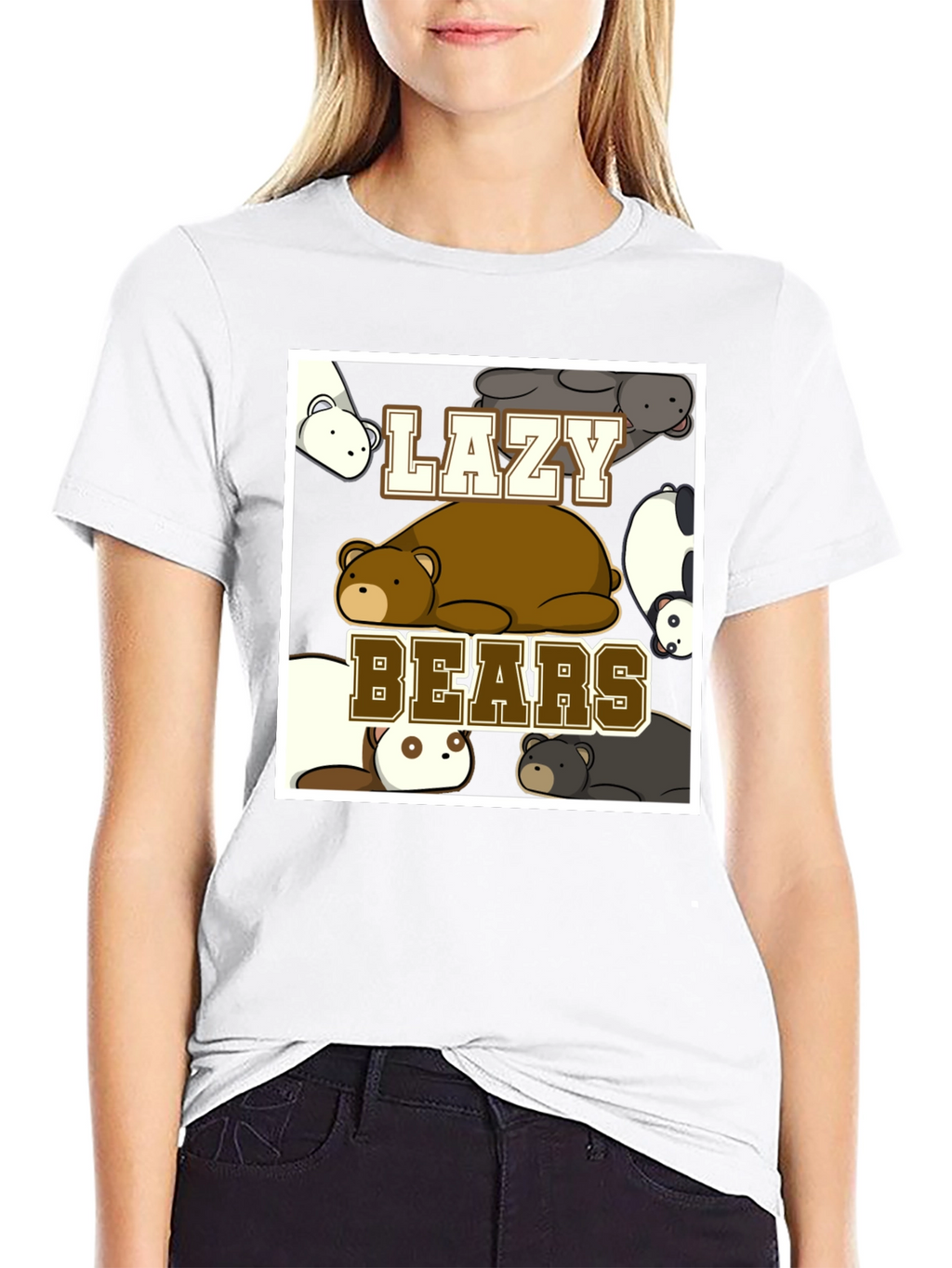Lazy Bears Graphic T-Shirt - Relaxed Fit