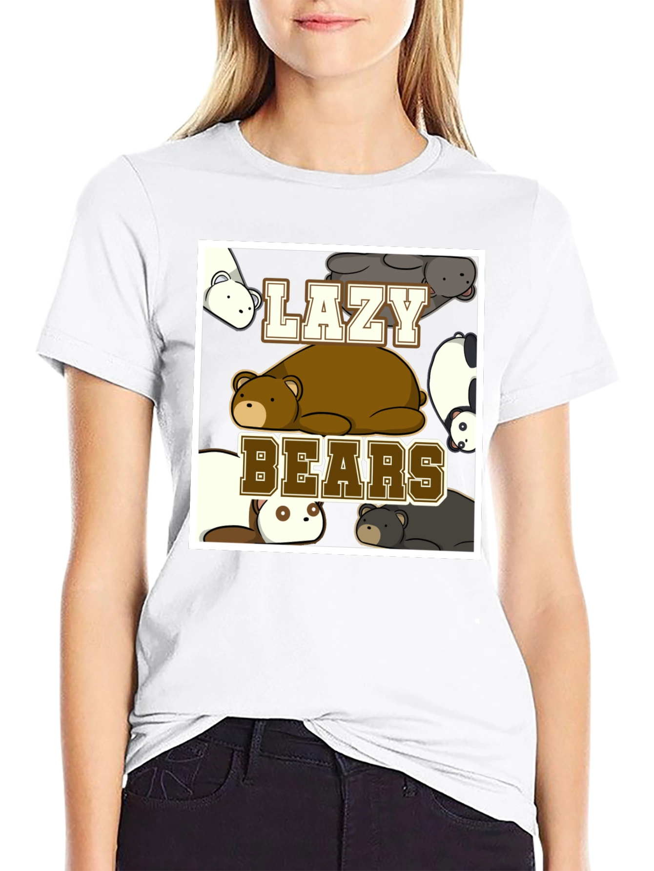 Lazy Bears Graphic T-Shirt - Relaxed Fit