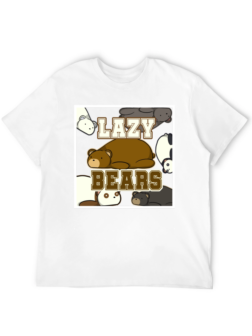 Lazy Bears Graphic T-Shirt - Relaxed Fit