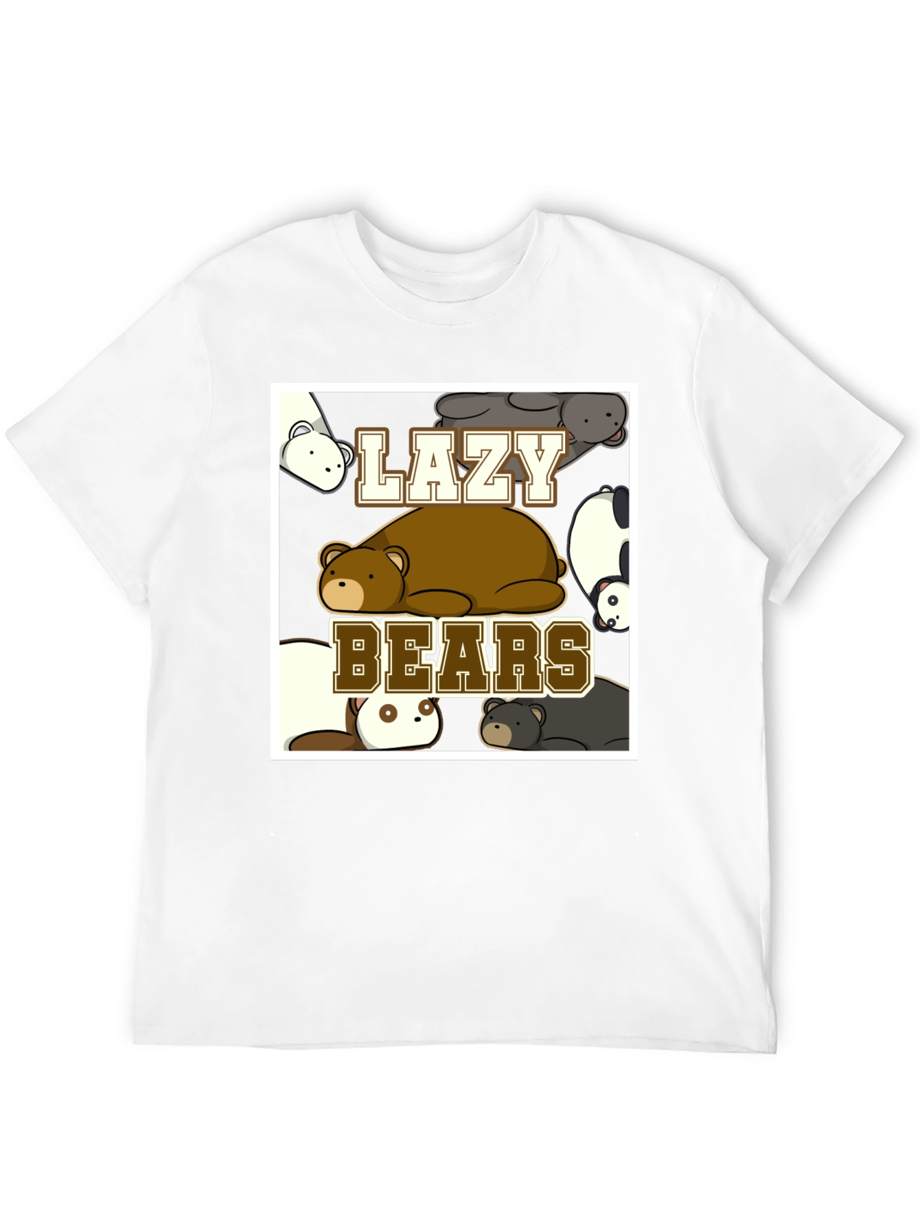 Lazy Bears Graphic T-Shirt - Relaxed Fit