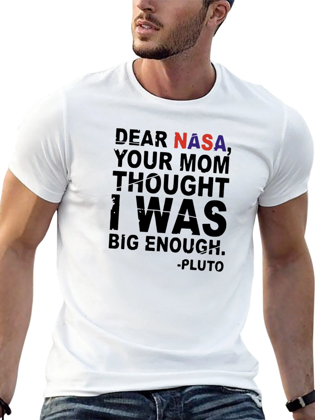 Dear NASA Pluto T-Shirt Funny Space Tee