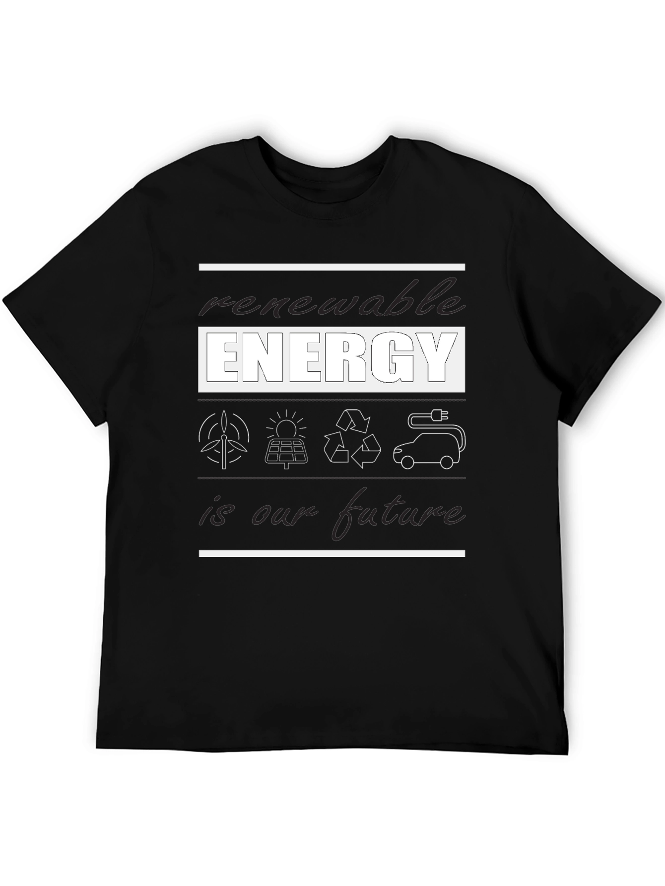 Renewable Energy T-Shirt - Future Focused Design