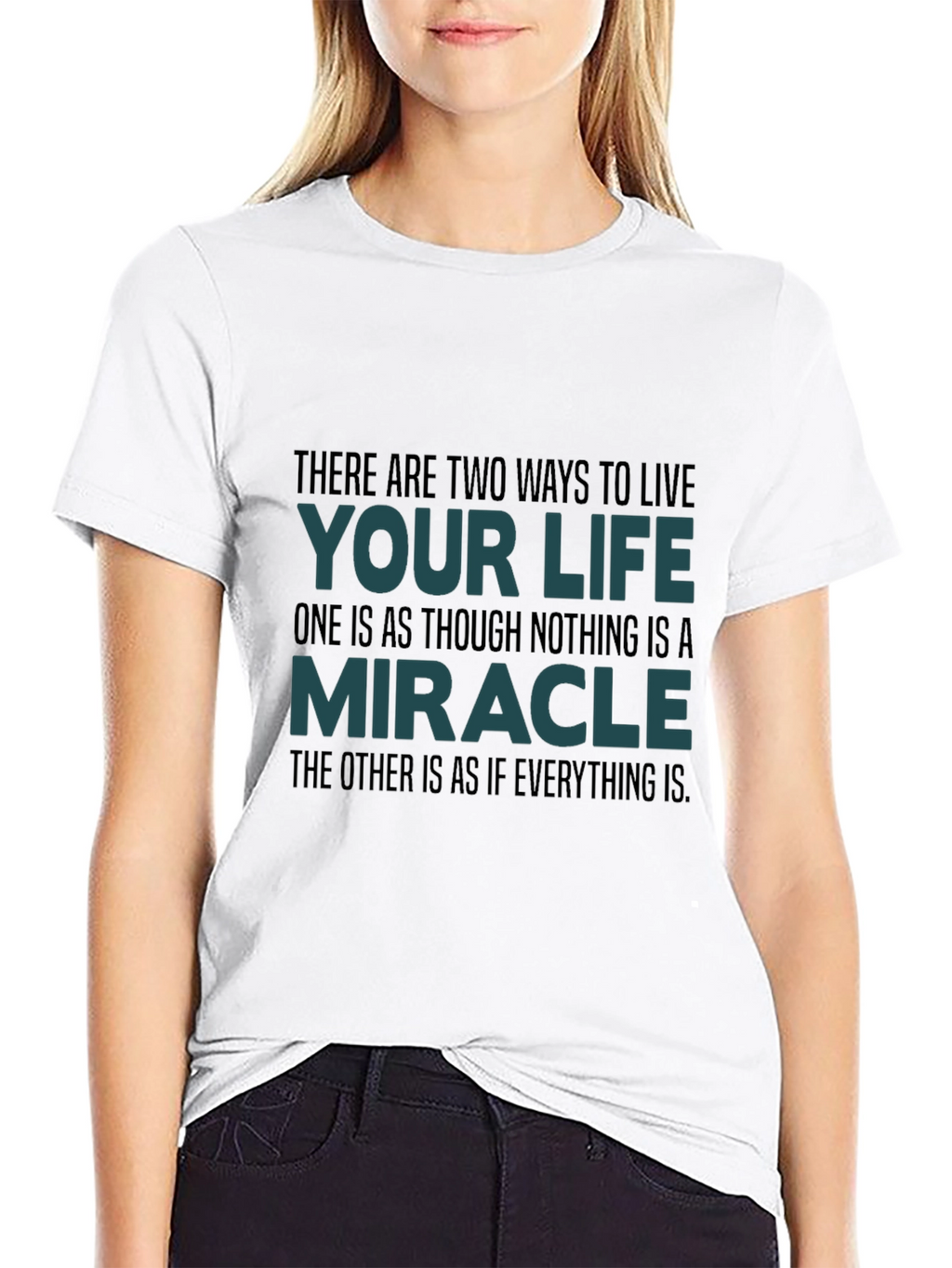 Motivational Quote T-Shirt: Live Your Life