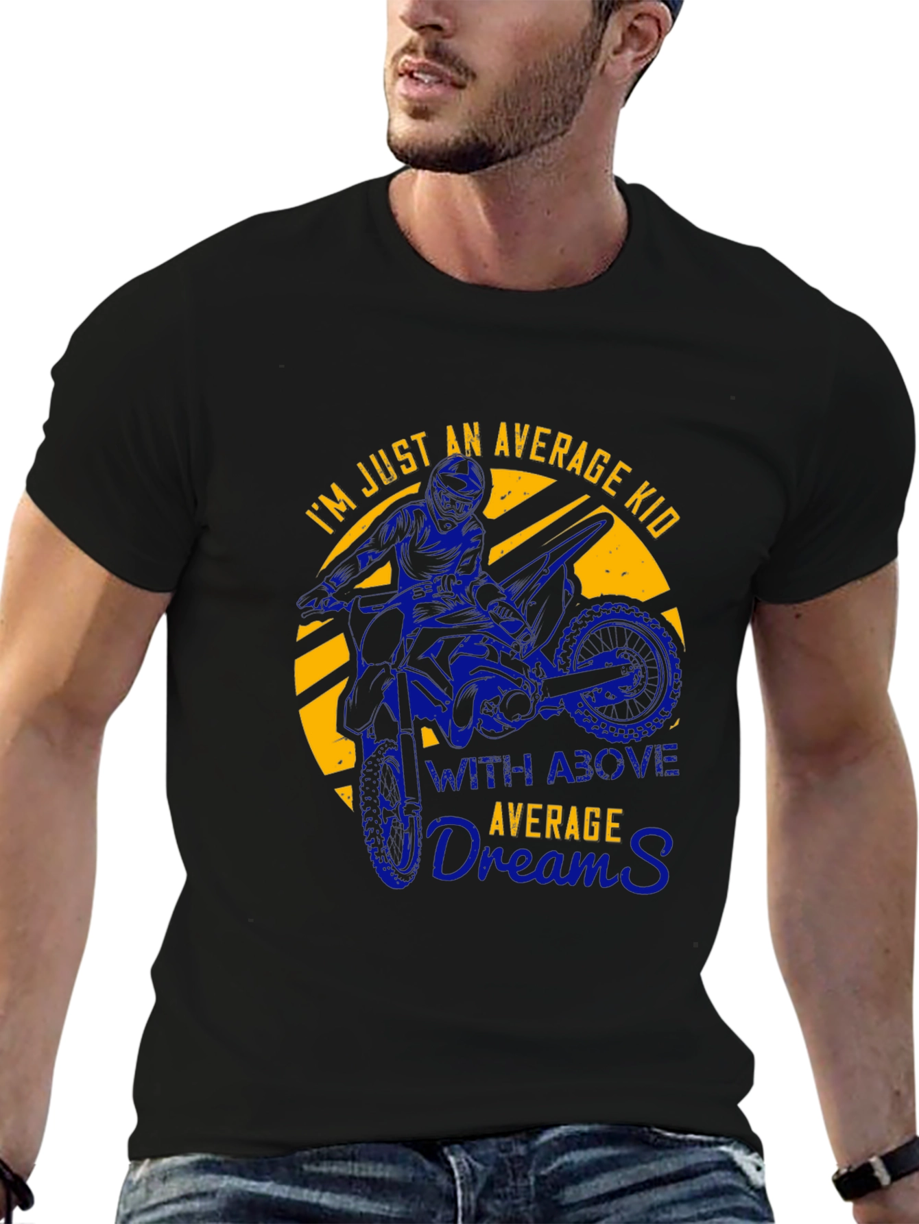 Average Kid Motocross Graphic T-Shirt