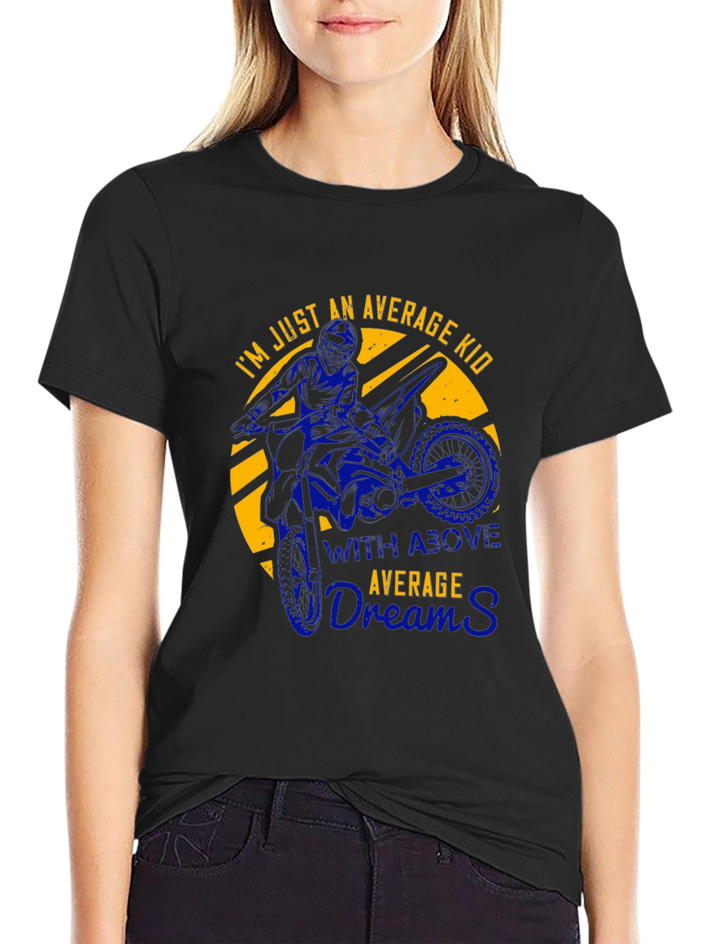 Average Kid Motocross Graphic T-Shirt