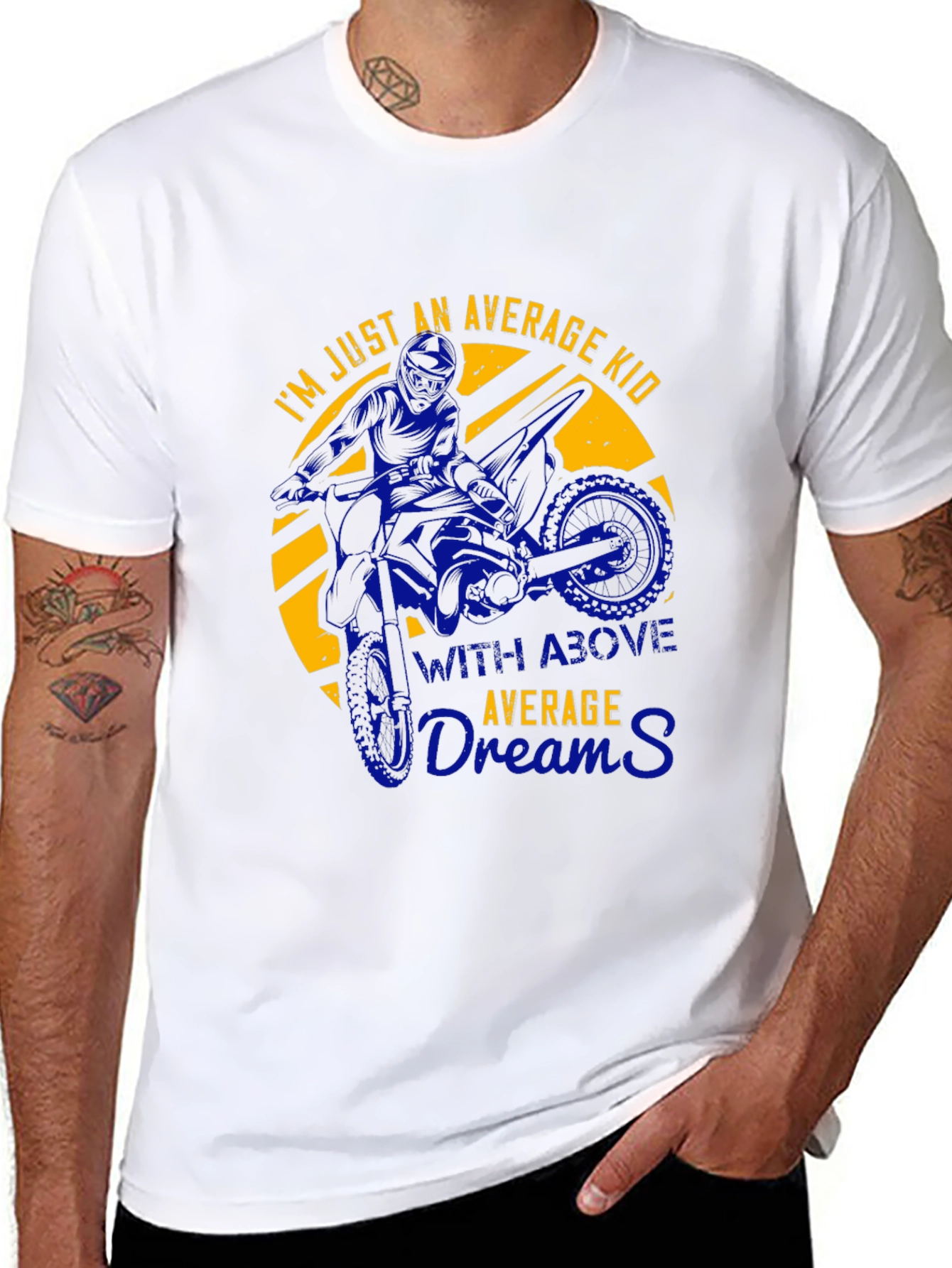 Average Kid Motocross Graphic T-Shirt