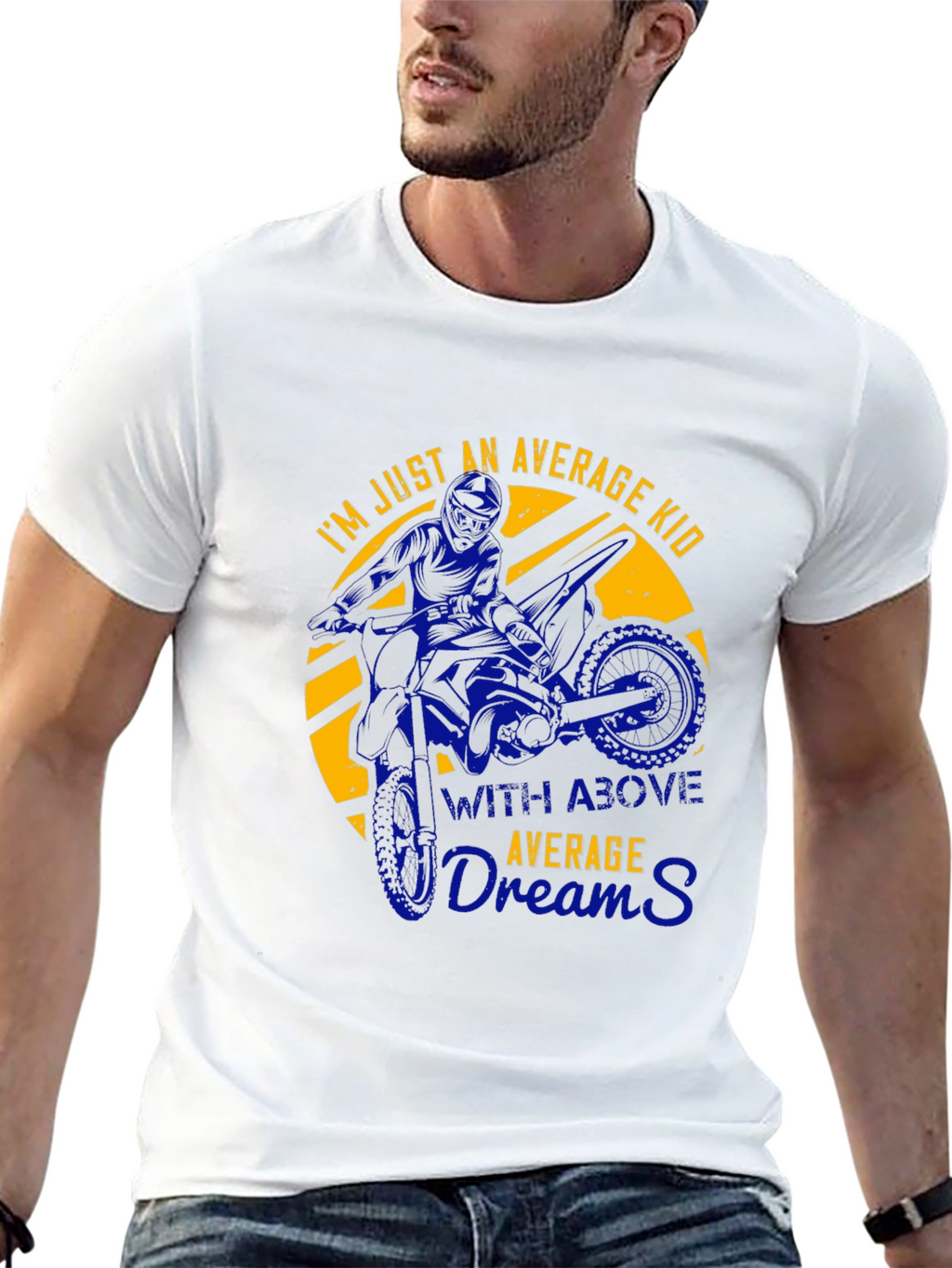Average Kid Motocross Graphic T-Shirt