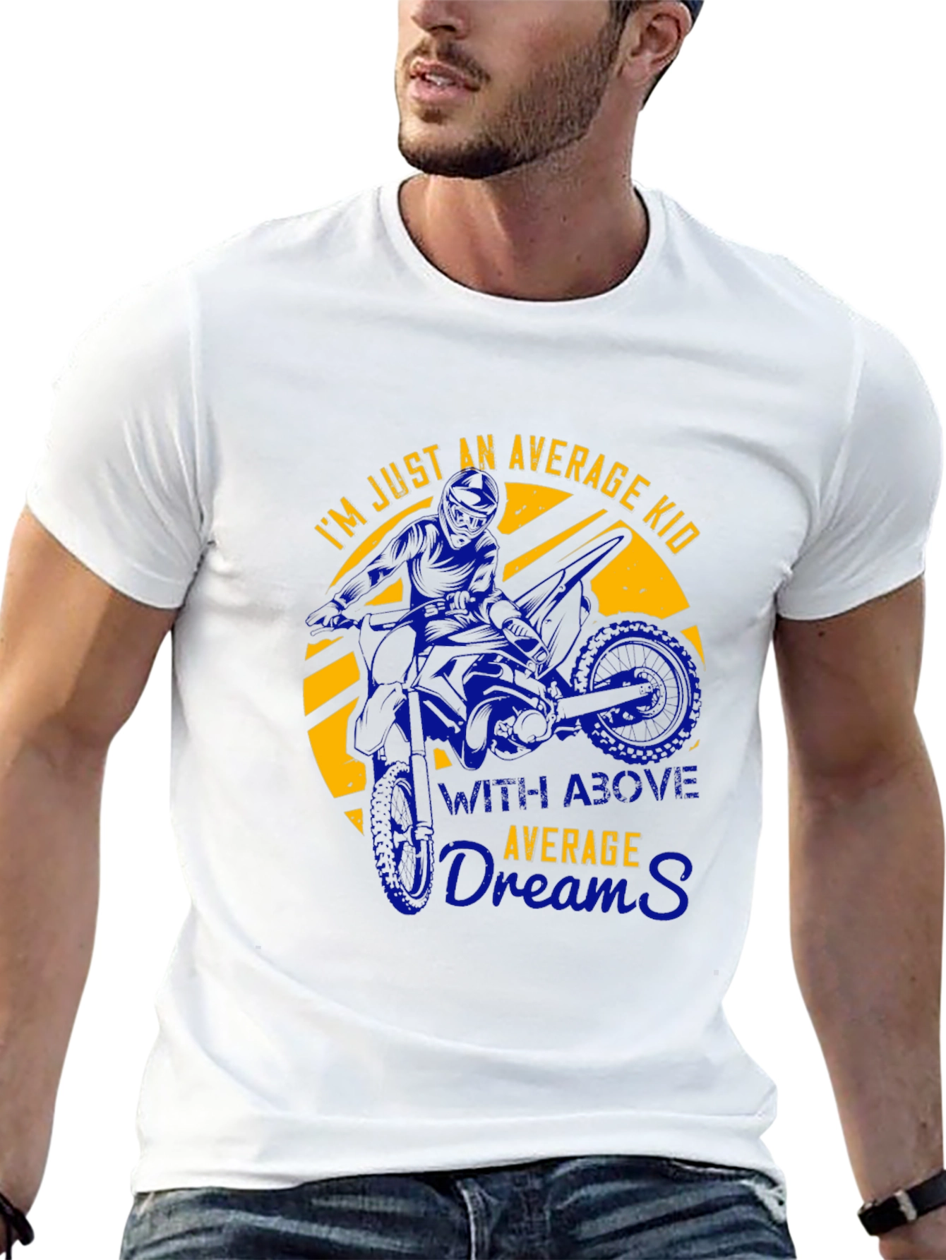 Average Kid Motocross Graphic T-Shirt