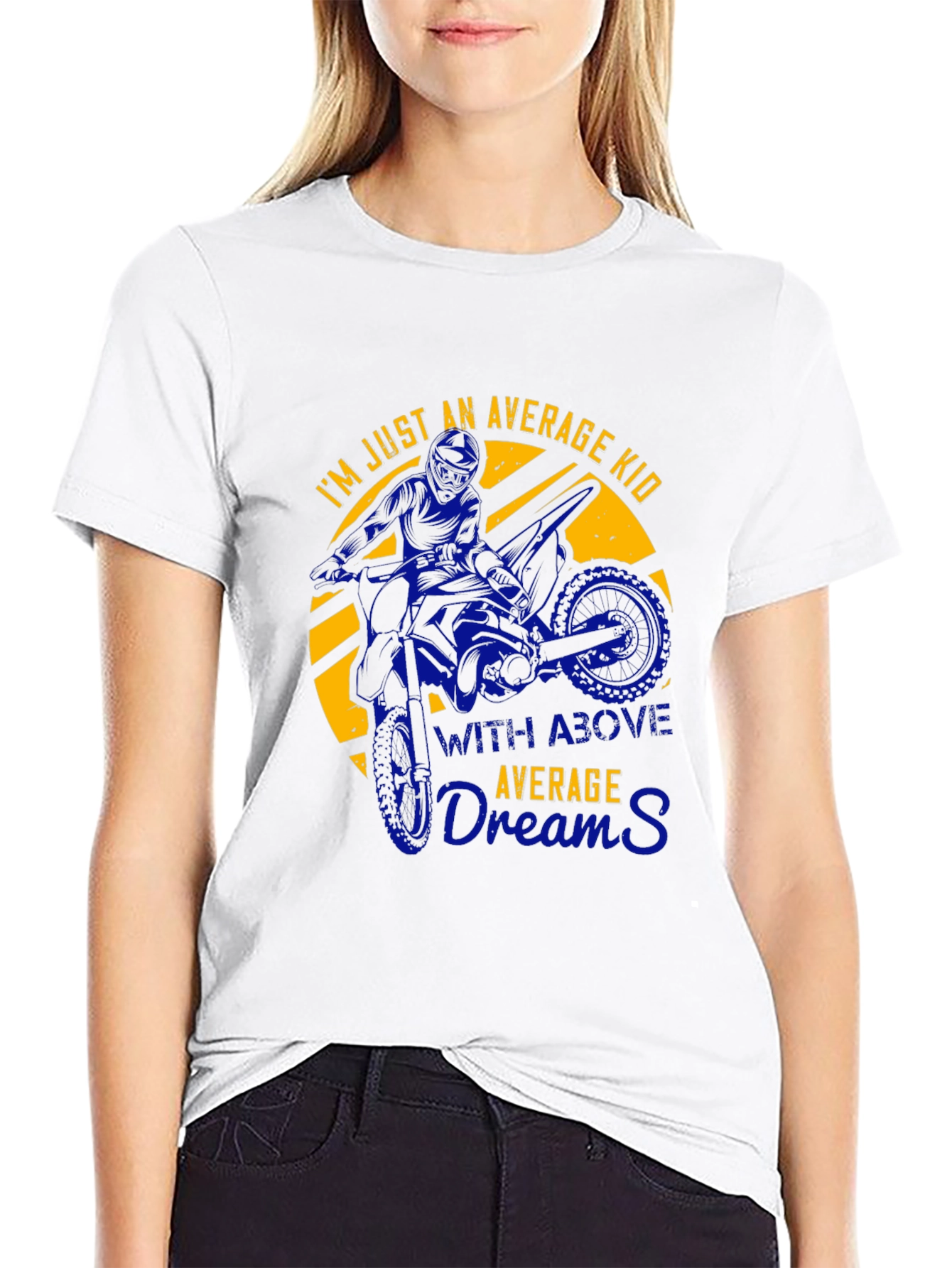 Average Kid Motocross Graphic T-Shirt