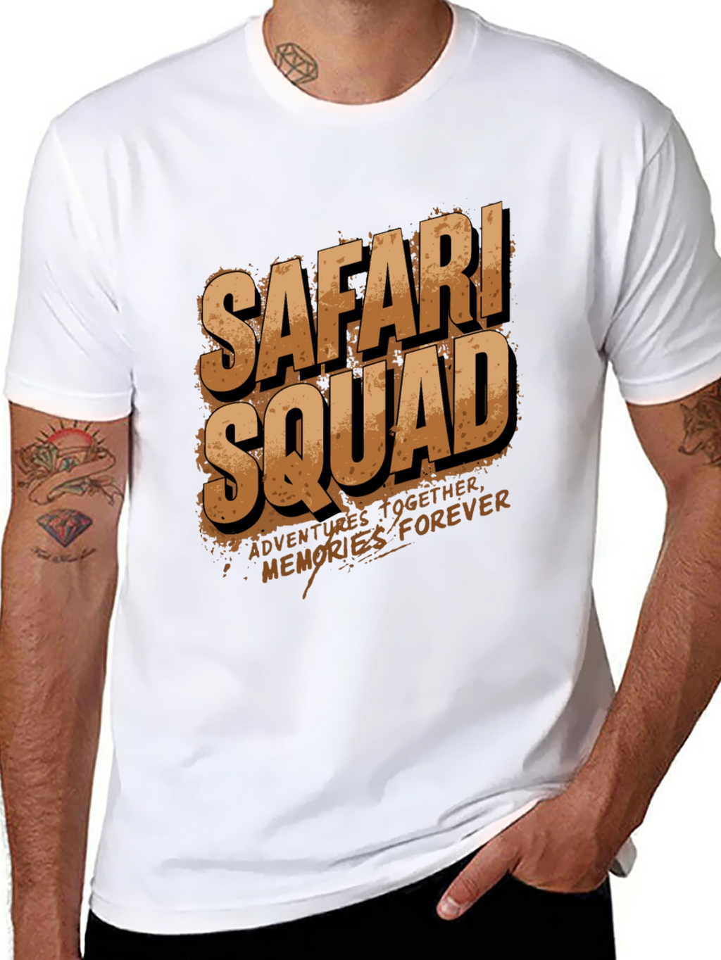 Safari Squad Graphic T-Shirt - Adventure Ready!
