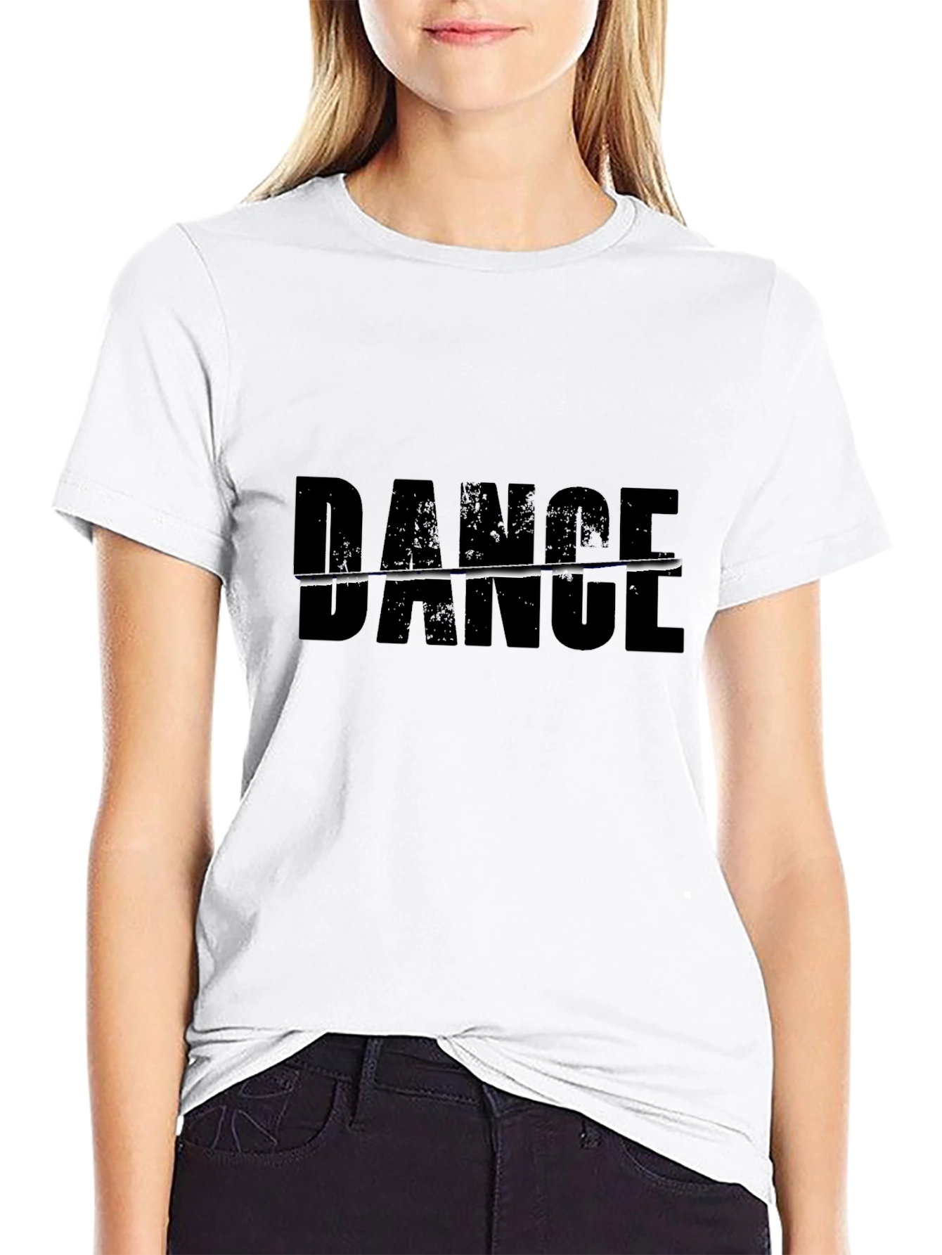 DANCE Graphic Black T-Shirt