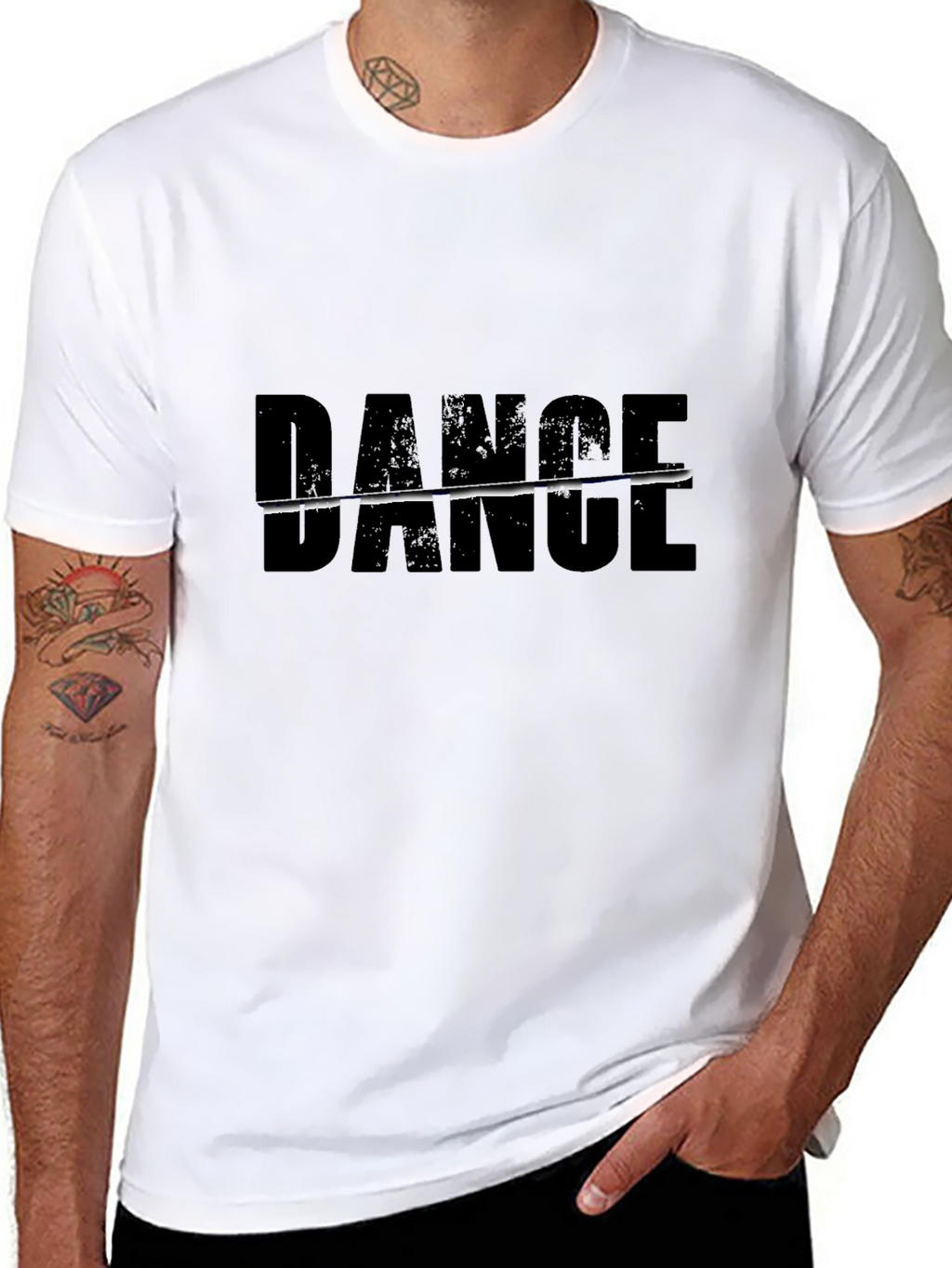 DANCE Graphic Black T-Shirt