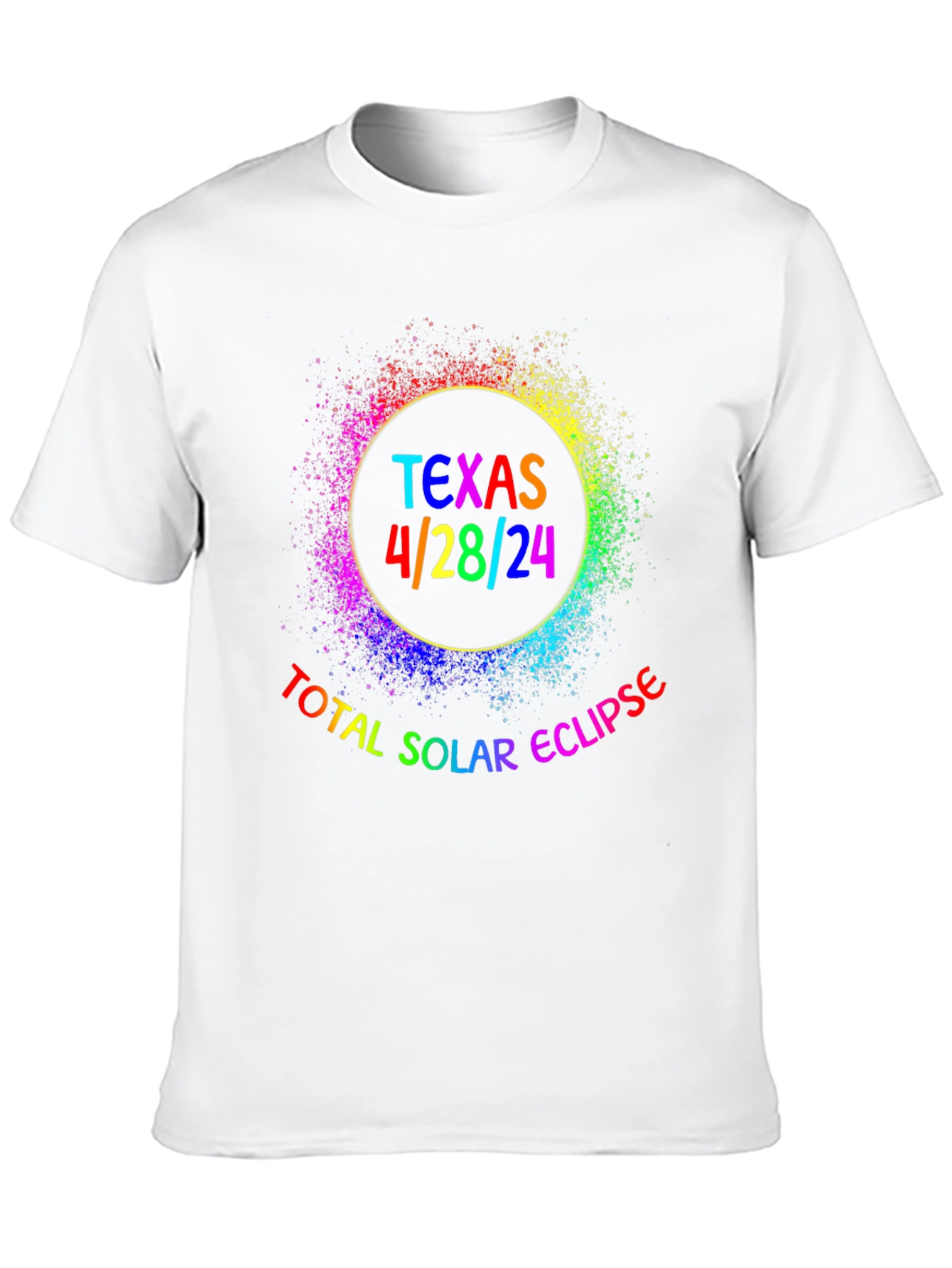 Texas Total Solar Eclipse 4/28/24 Graphic T-Shirt