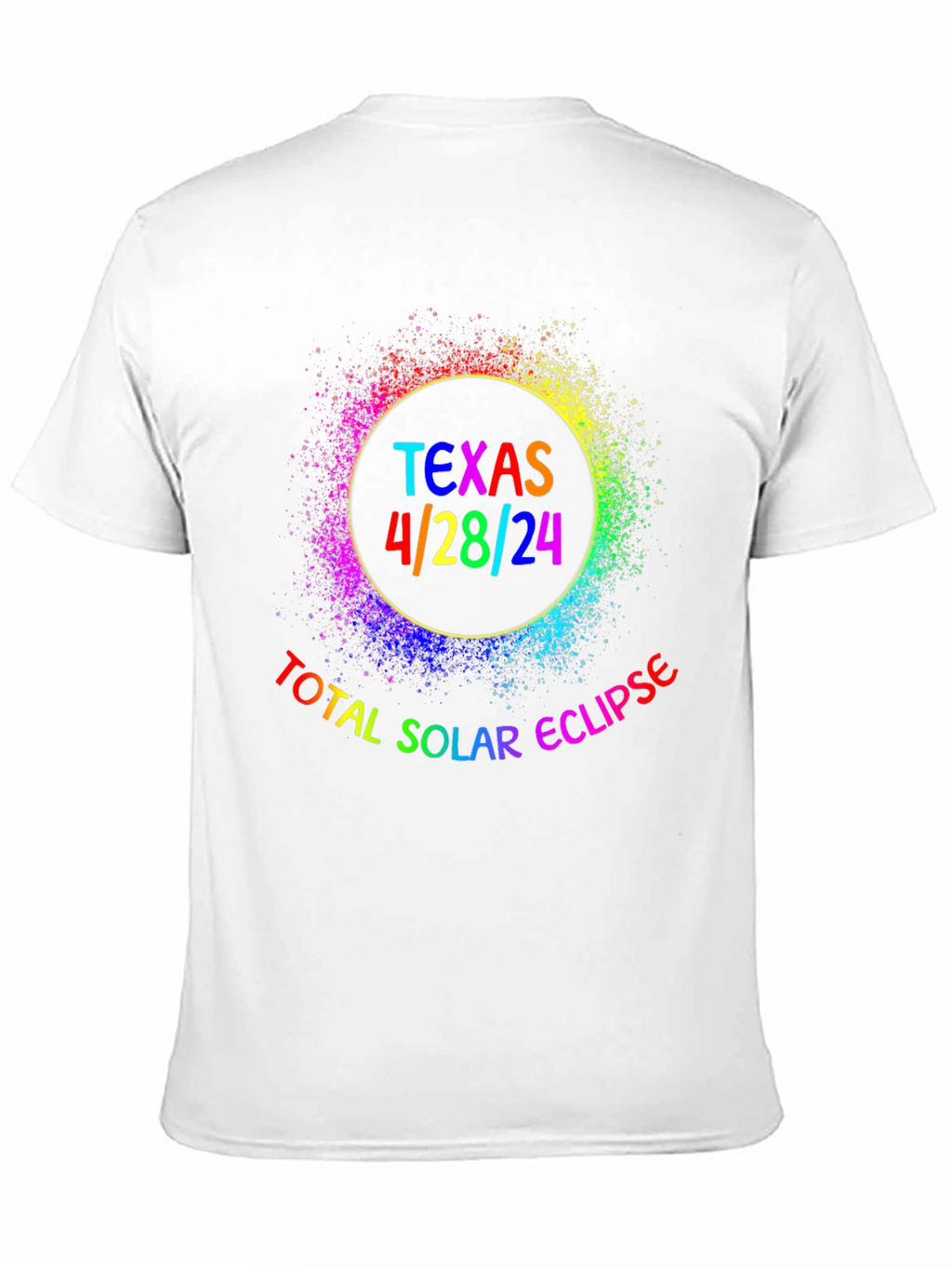 Texas Total Solar Eclipse 4/28/24 Graphic T-Shirt