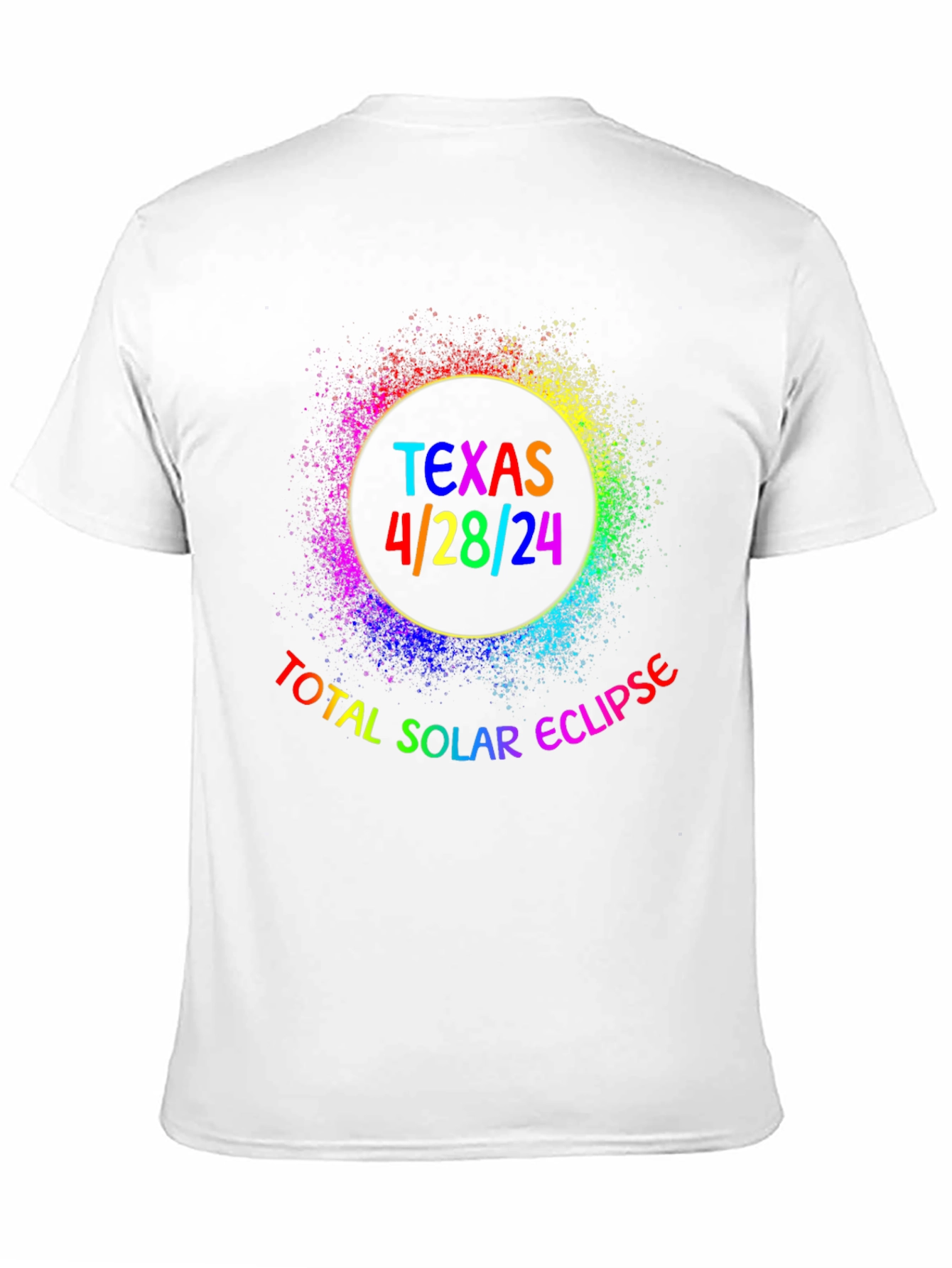 Texas Total Solar Eclipse 4/28/24 Graphic T-Shirt