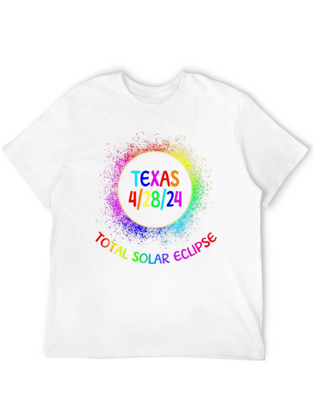 Texas Total Solar Eclipse 4/28/24 Graphic T-Shirt
