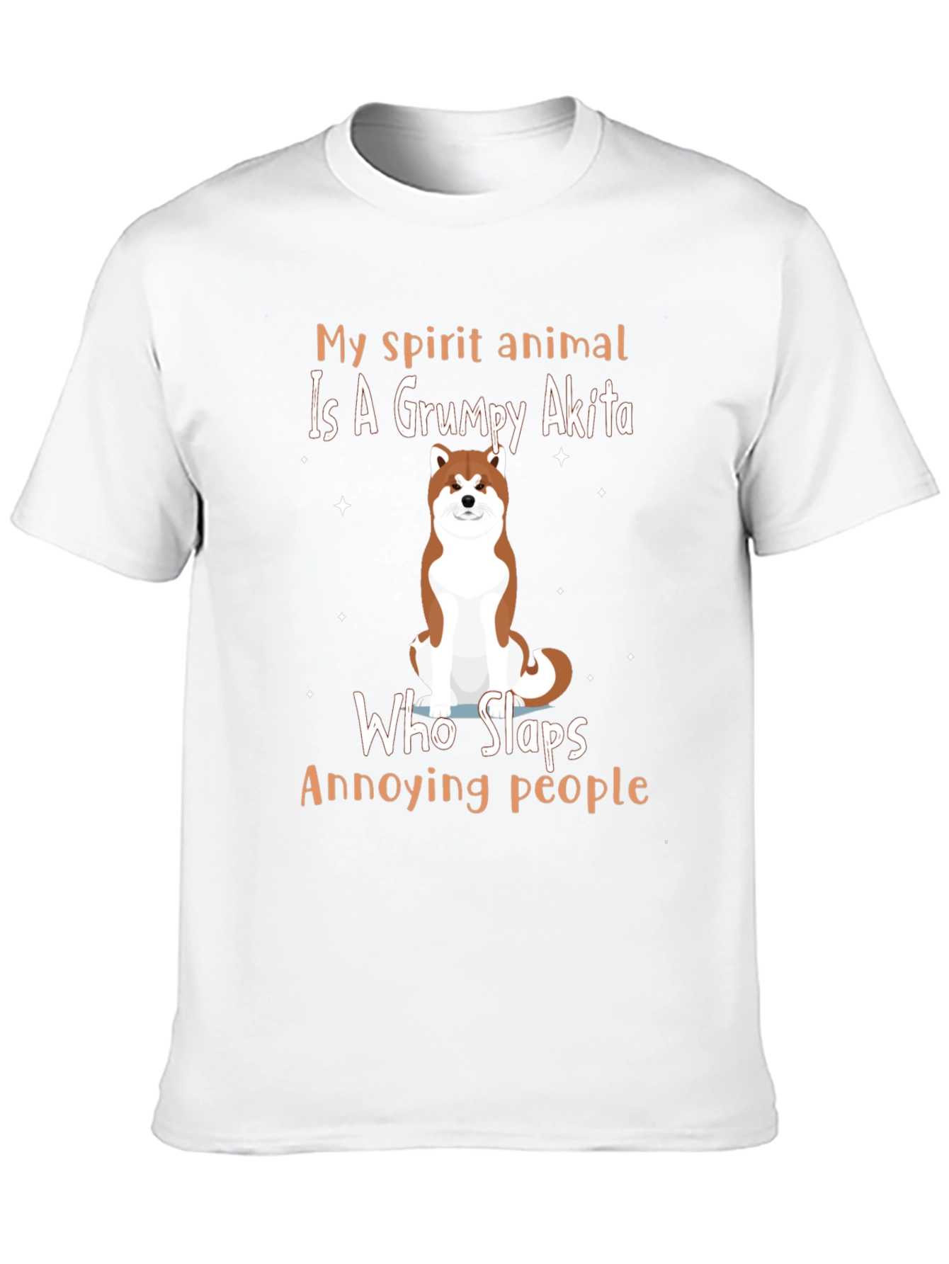 Grumpy Akita T-Shirt - My Spirit Animal Tee