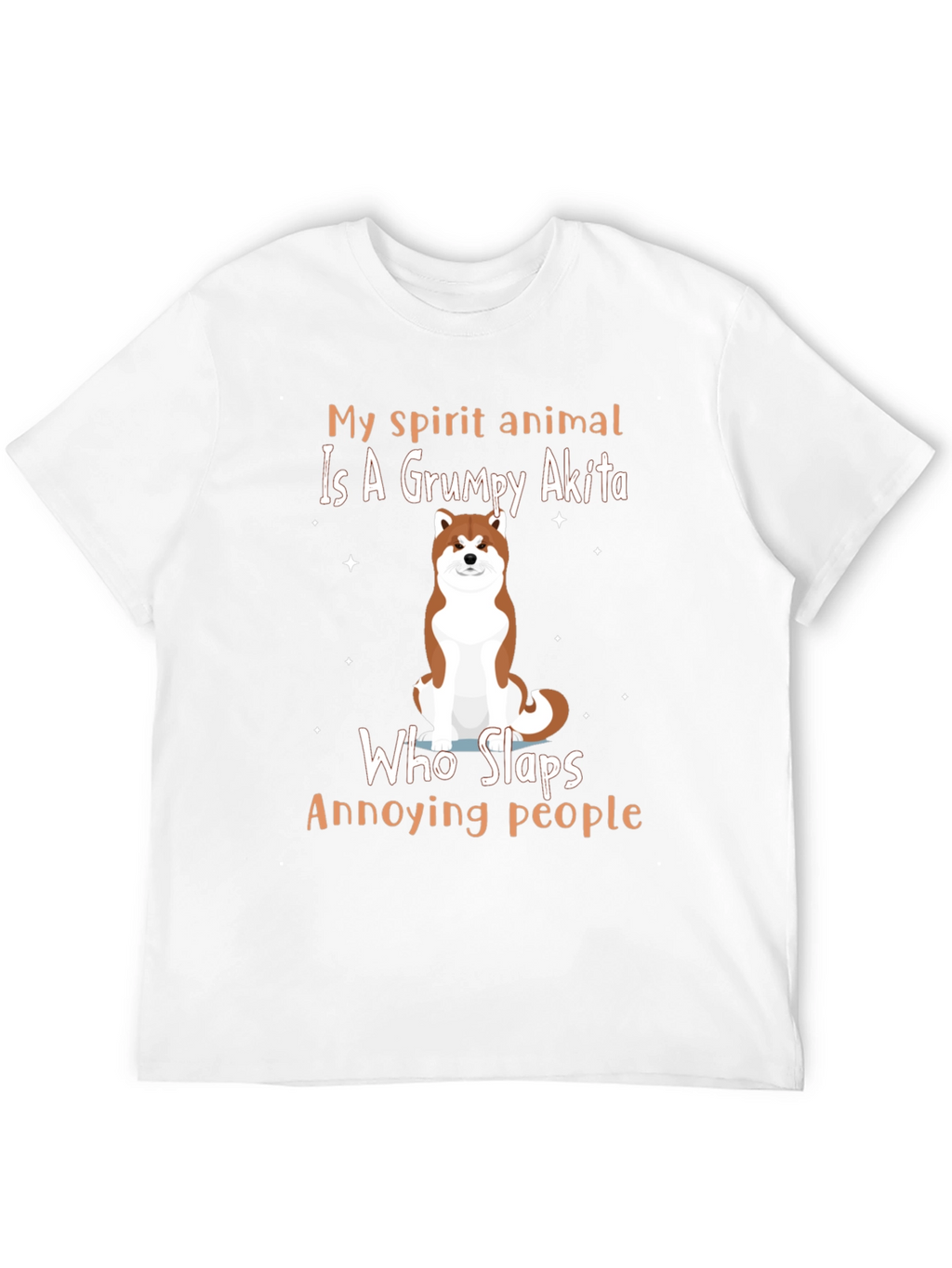 Grumpy Akita T-Shirt - My Spirit Animal Tee