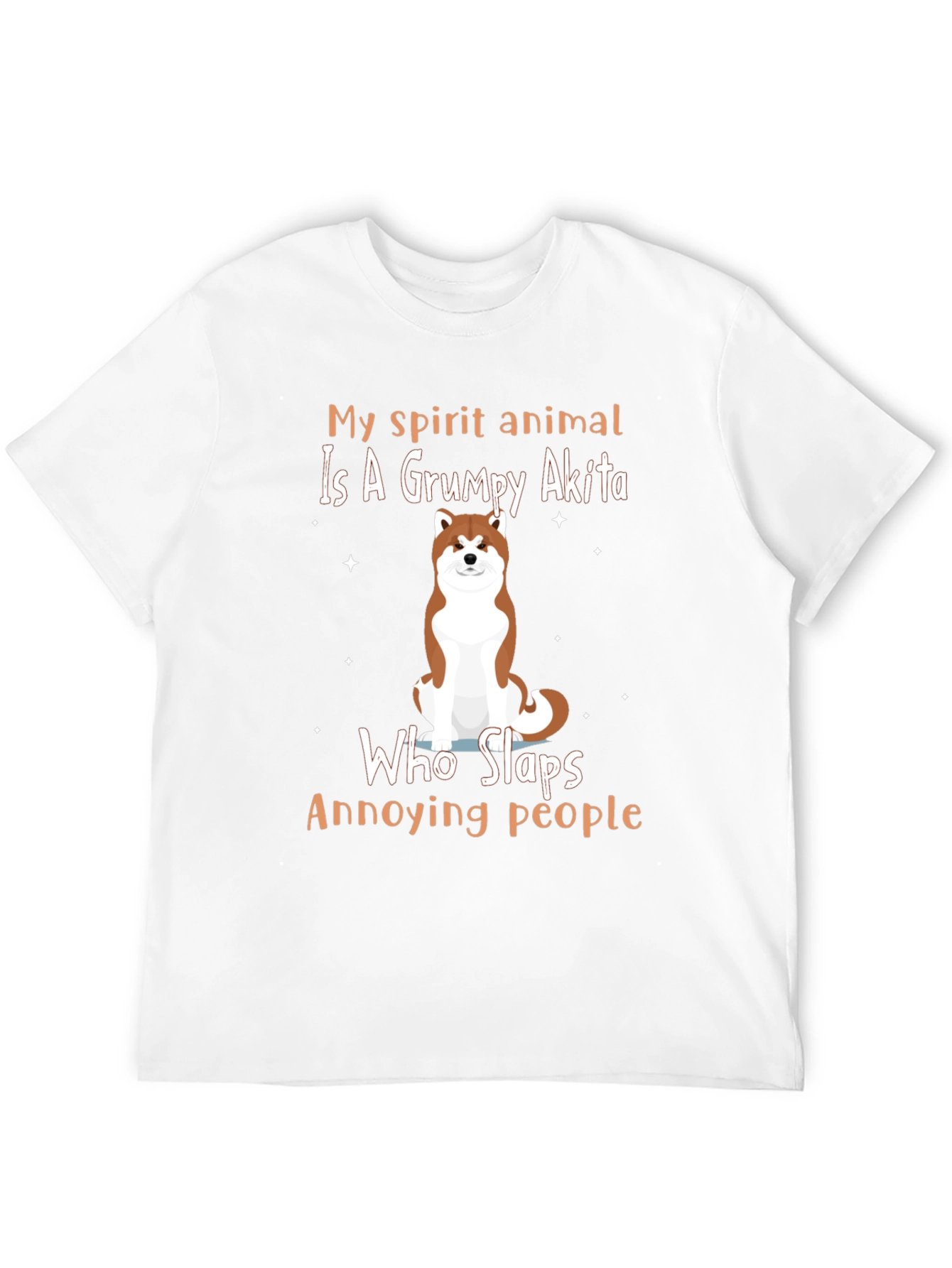 Grumpy Akita T-Shirt - My Spirit Animal Tee
