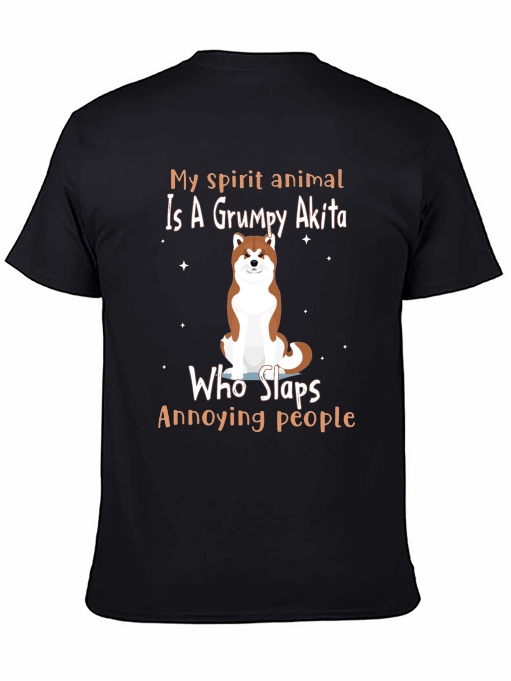 Grumpy Akita T-Shirt - My Spirit Animal Tee