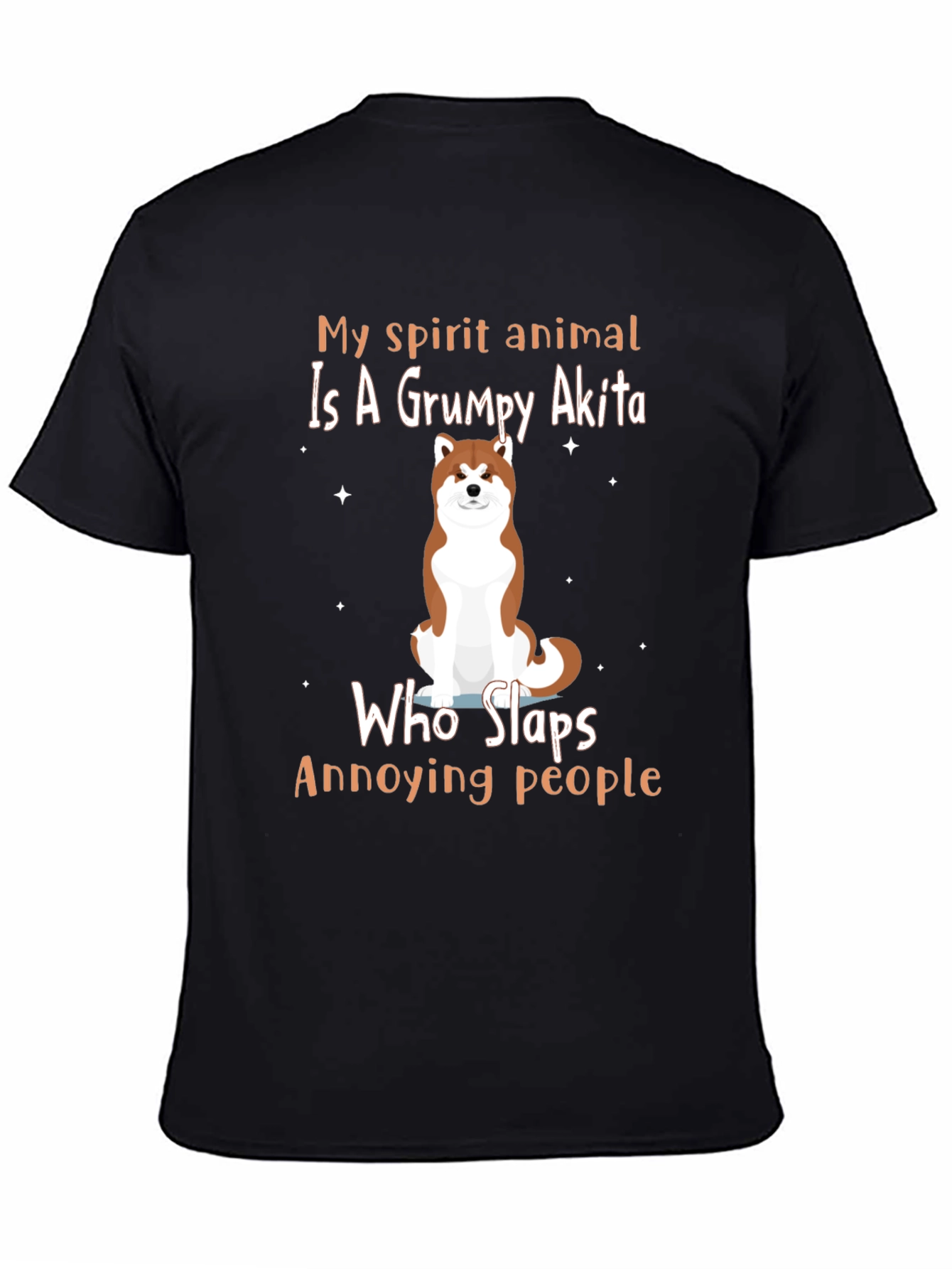 Grumpy Akita T-Shirt - My Spirit Animal Tee