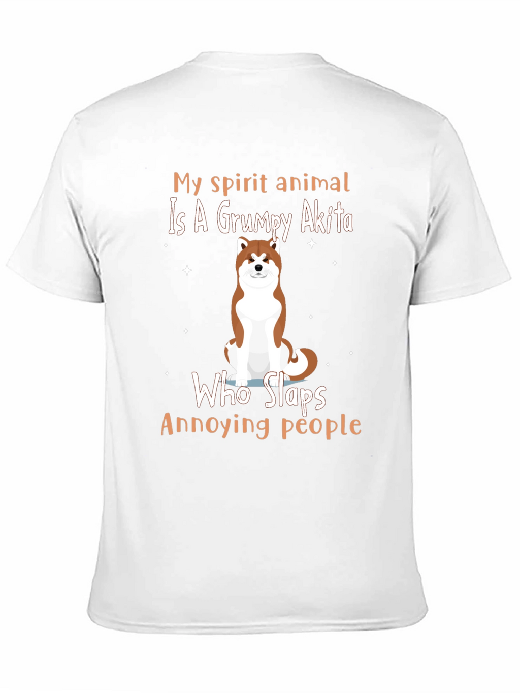 Grumpy Akita T-Shirt - My Spirit Animal Tee