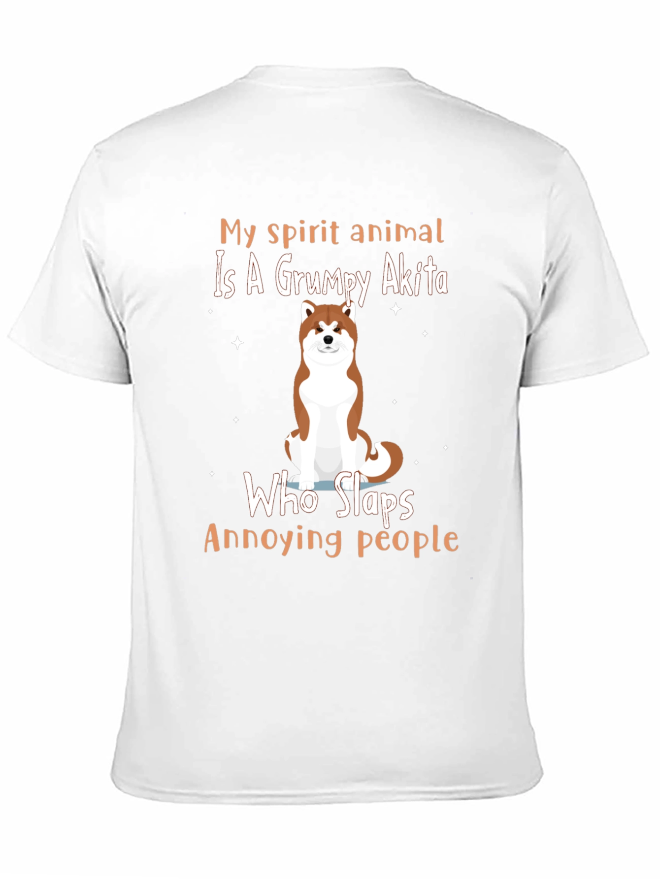 Grumpy Akita T-Shirt - My Spirit Animal Tee