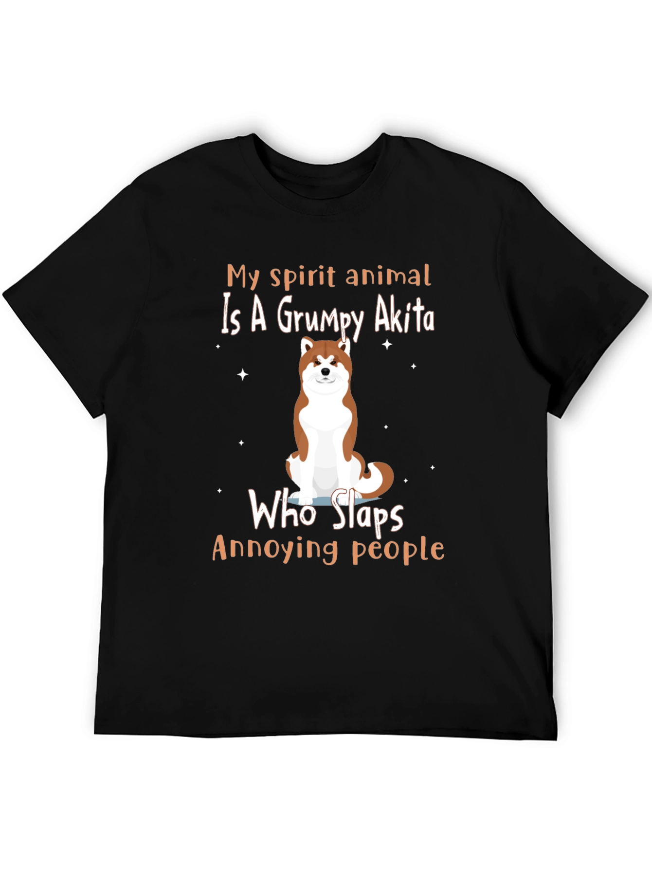 Grumpy Akita T-Shirt - My Spirit Animal Tee
