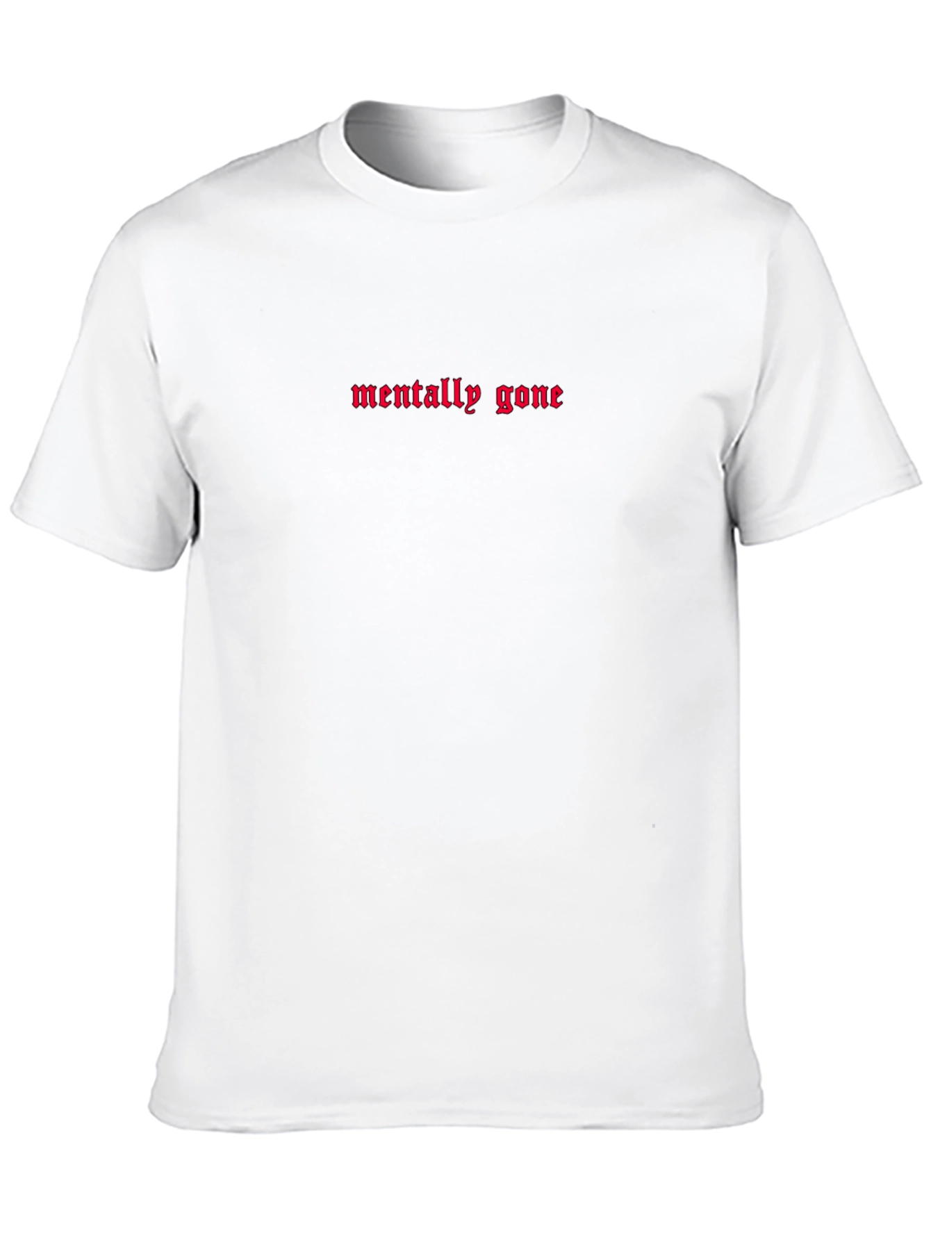 Mentally Gone Graphic Tee - Black