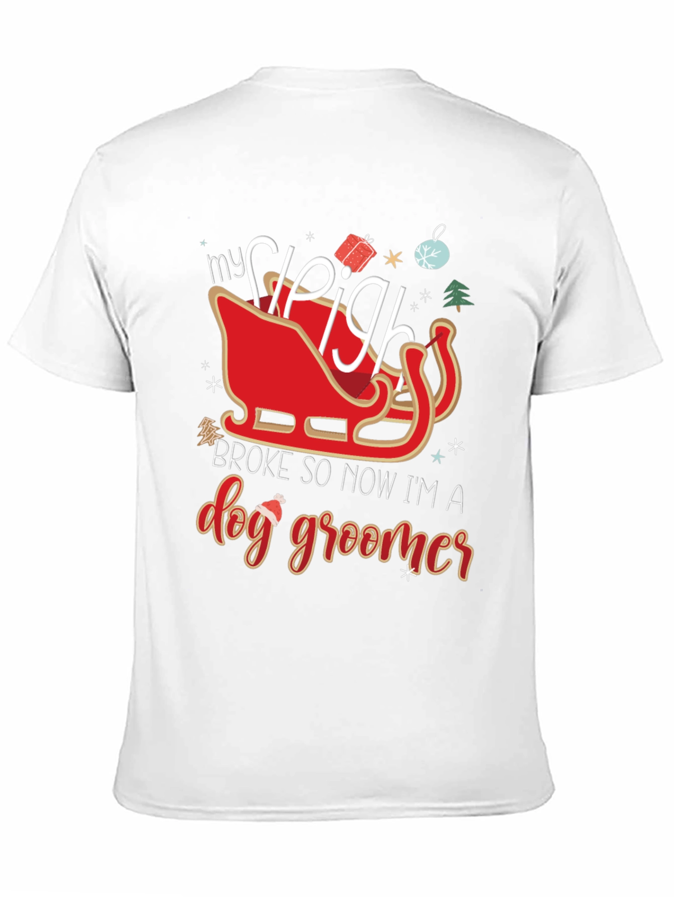 Dog Groomer Christmas T-Shirt