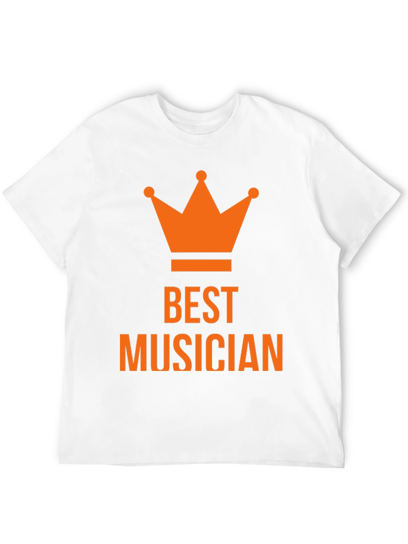 Best Musician Crown T-Shirt - Black