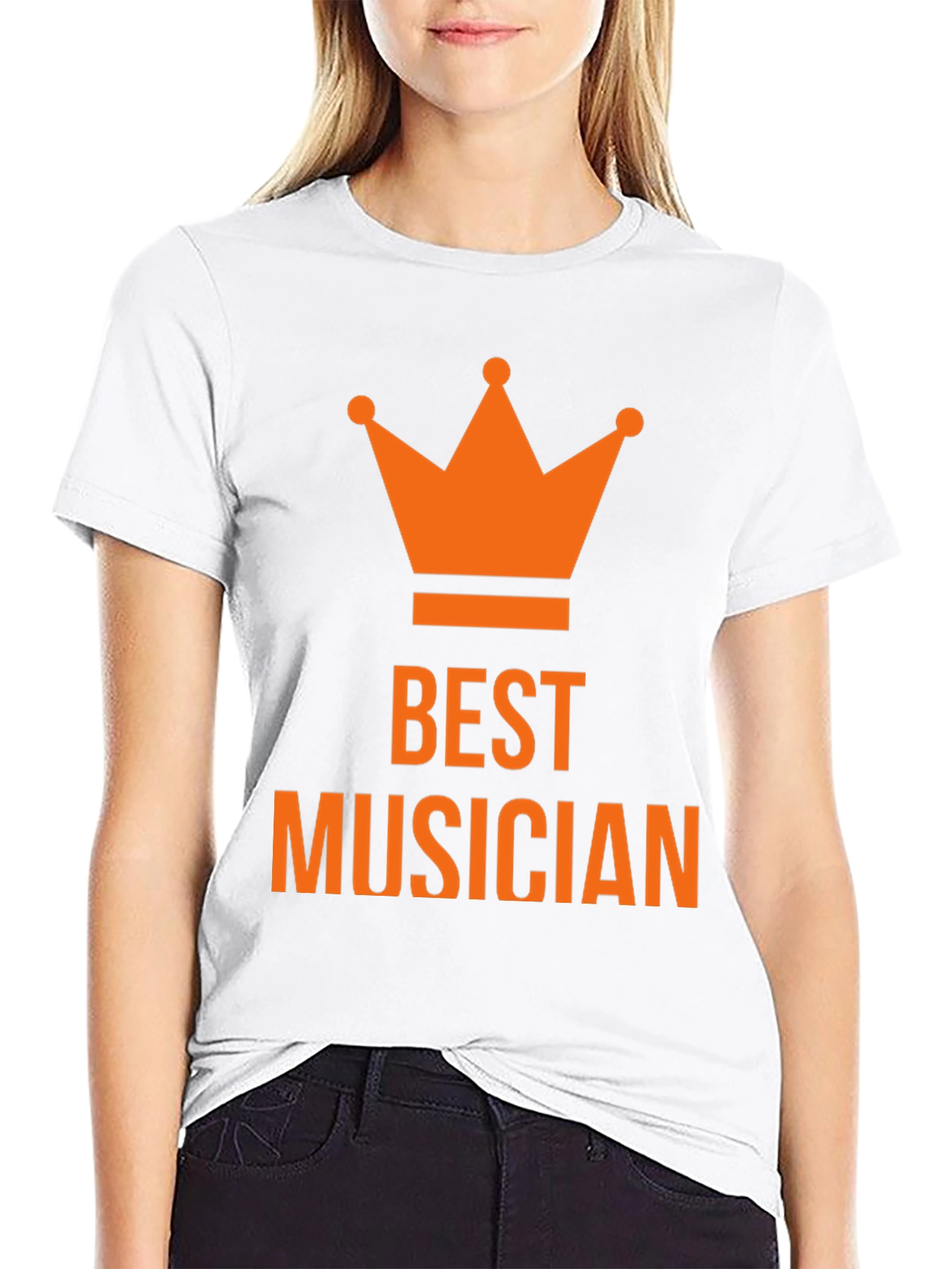 Best Musician Crown T-Shirt - Black