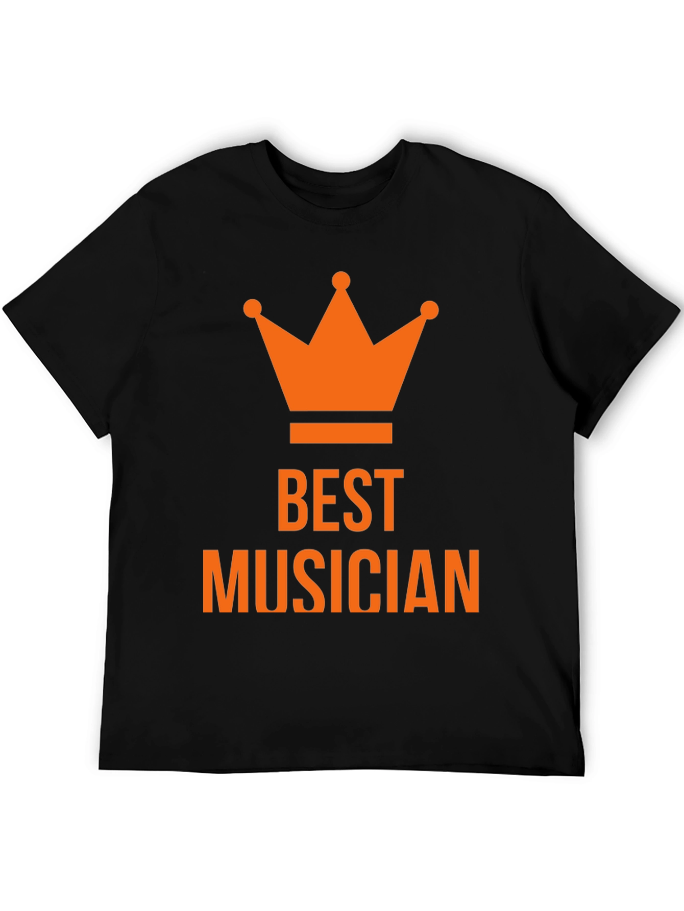 Best Musician Crown T-Shirt - Black