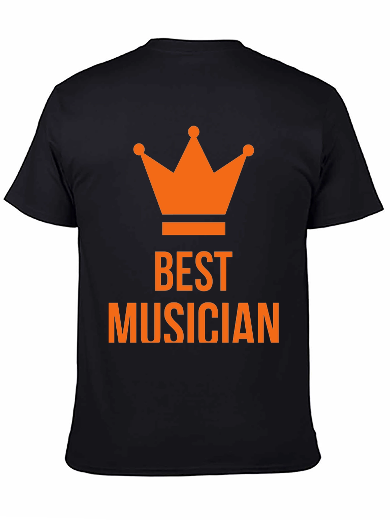 Best Musician Crown T-Shirt - Black