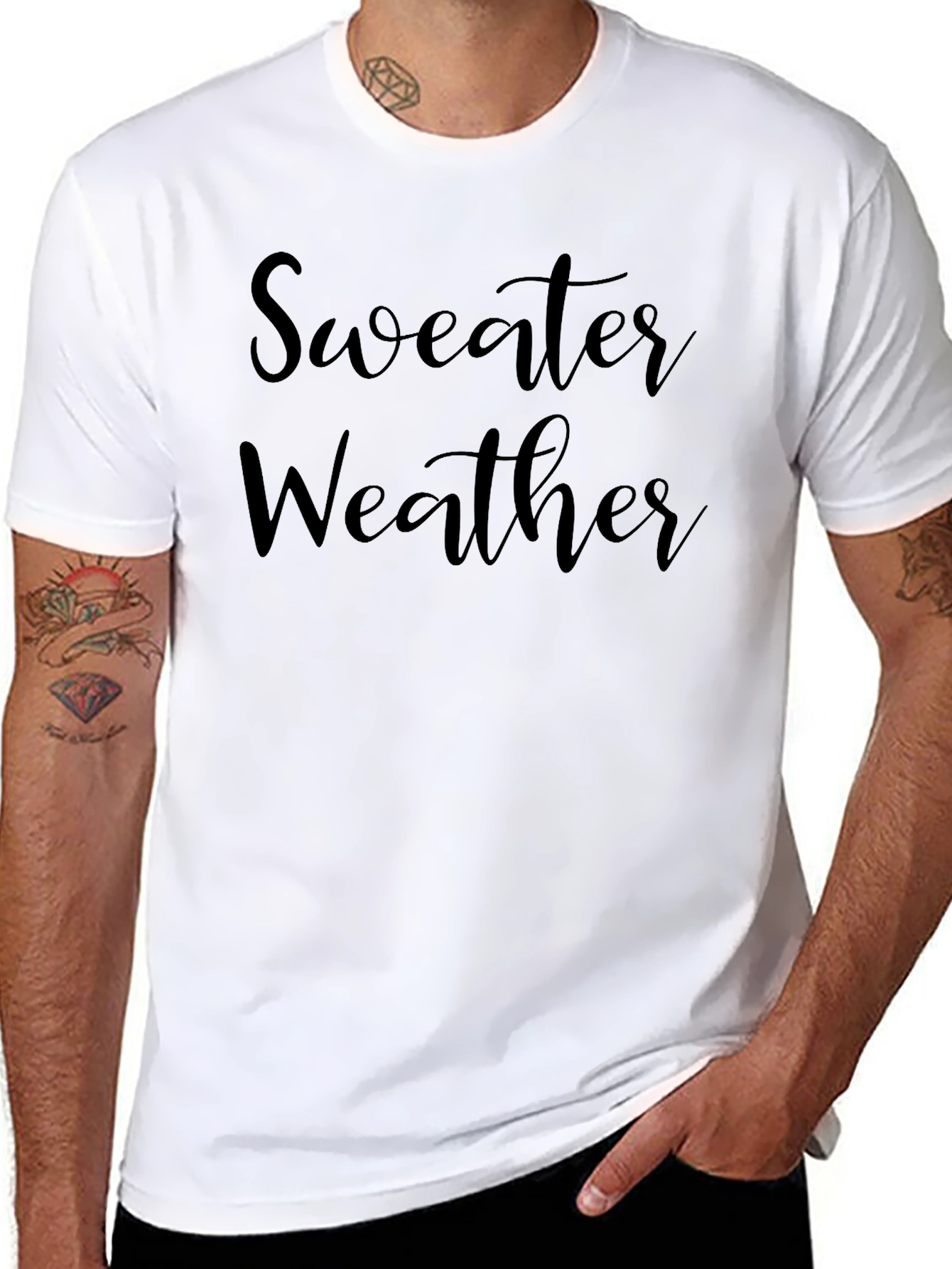 Sweater Weather Graphic Tee - Cozy & Stylish!