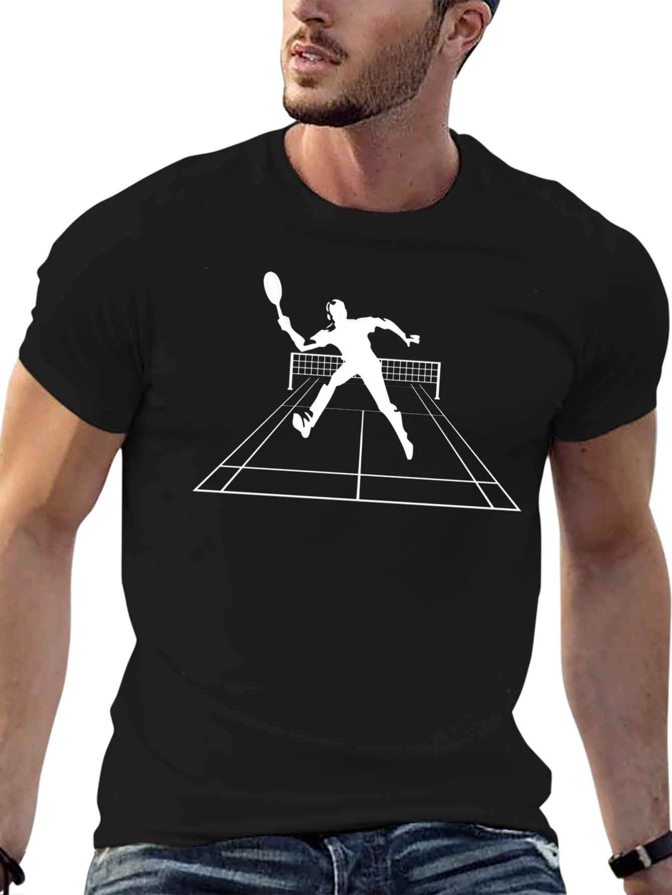 Tennis Player Graphic T-Shirt - Ace Your Style