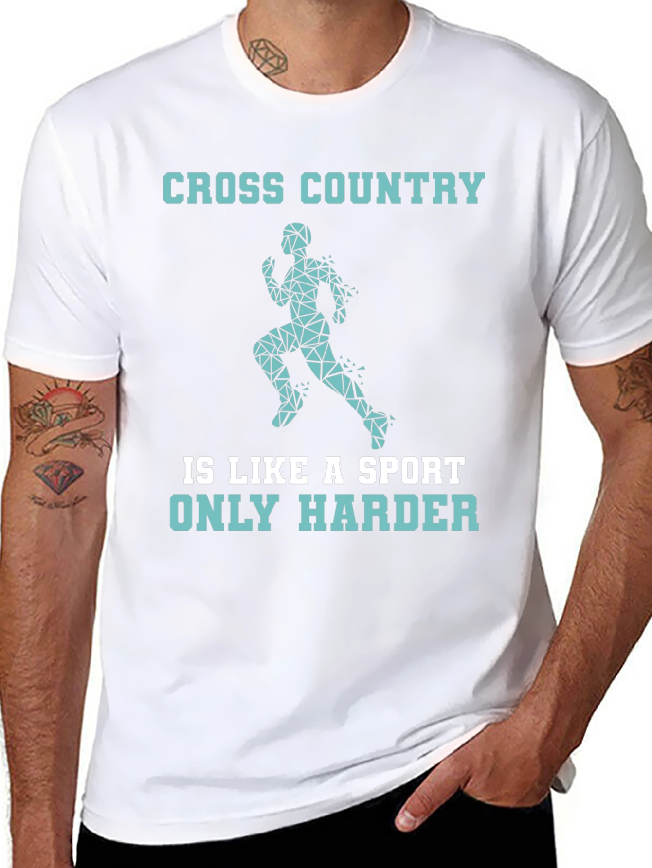 Cross Country Runner Graphic T-Shirt