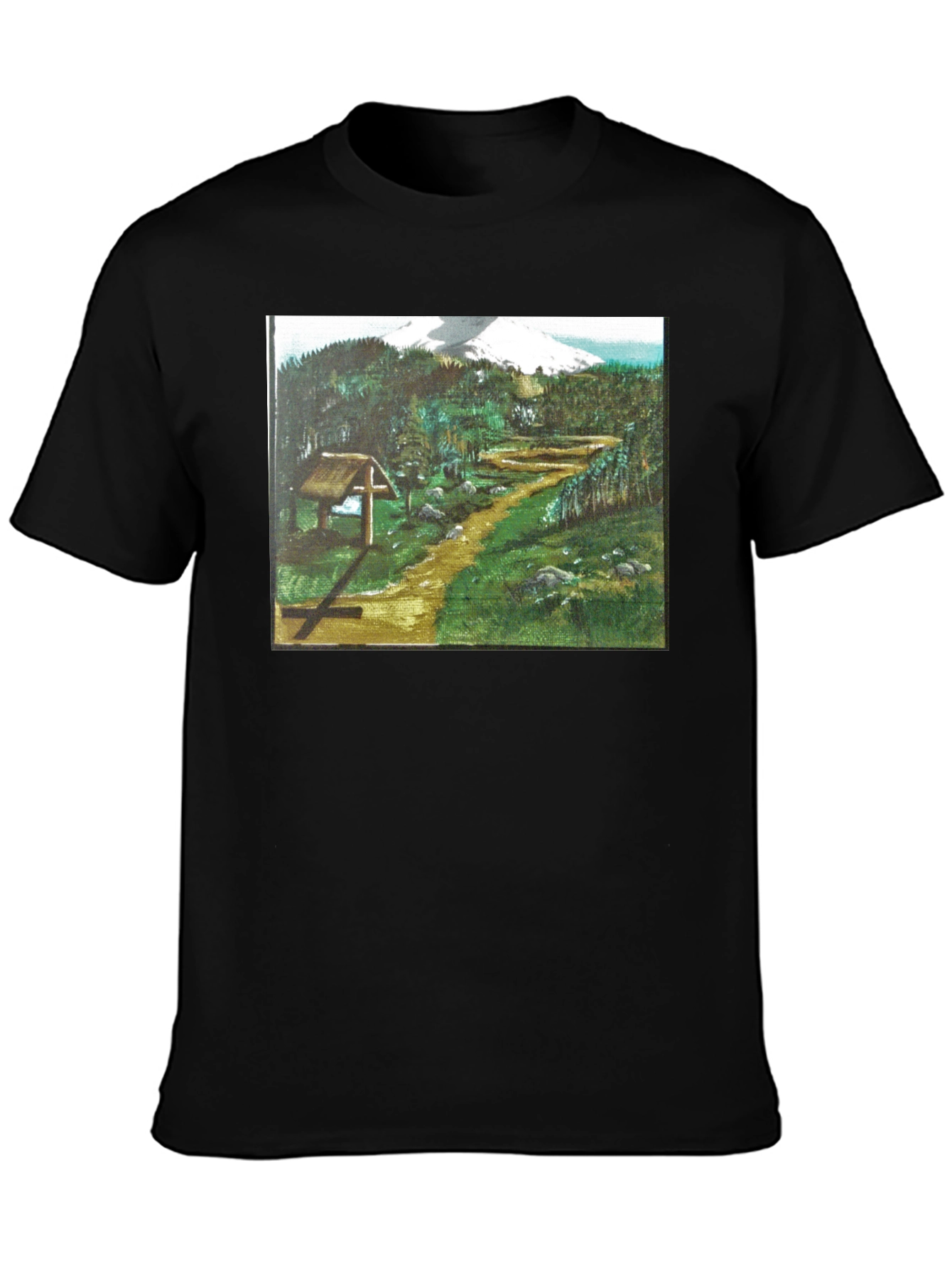 Nature Path Graphic T-Shirt - Casual Wear