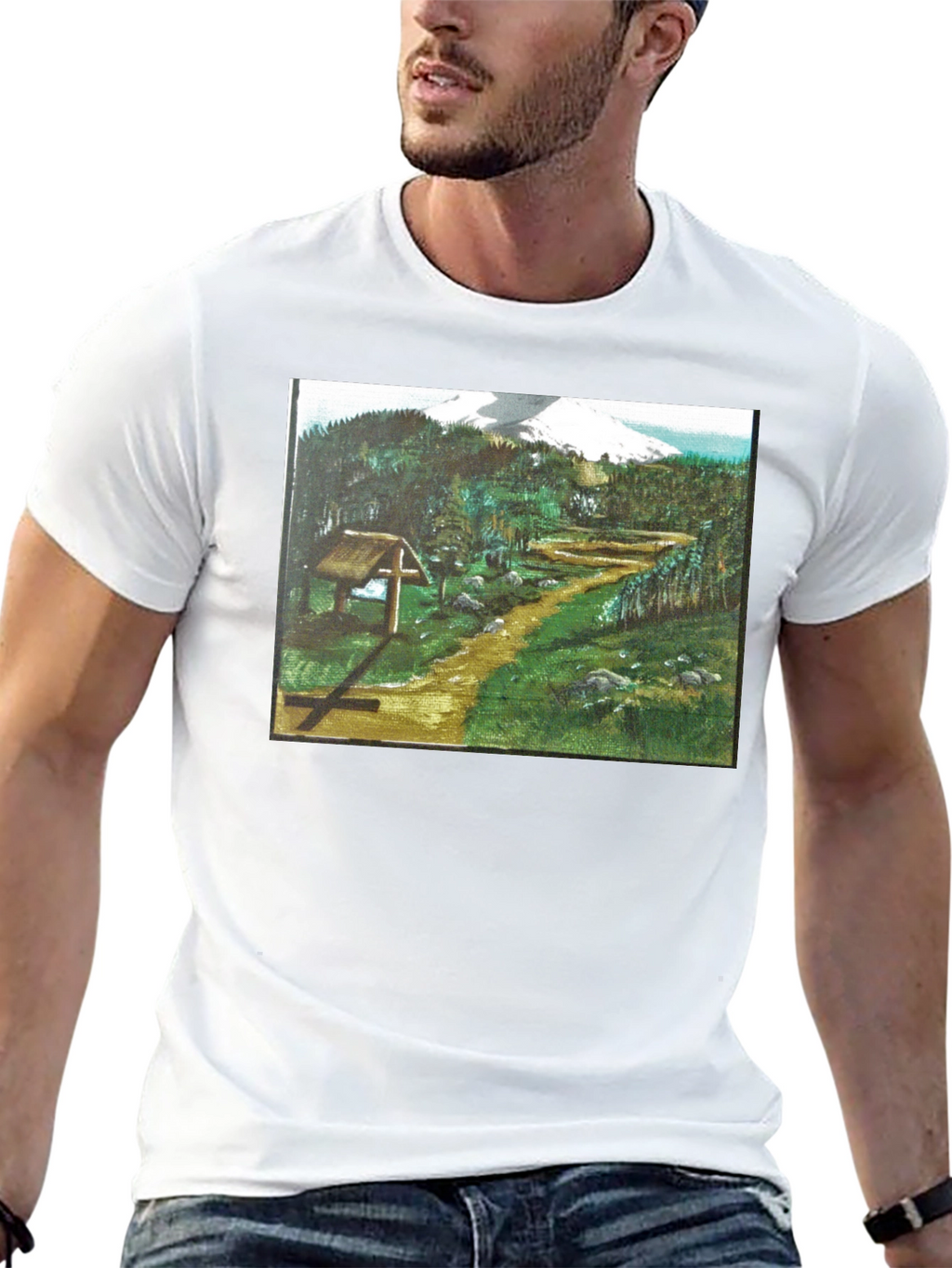 Nature Path Graphic T-Shirt - Casual Wear