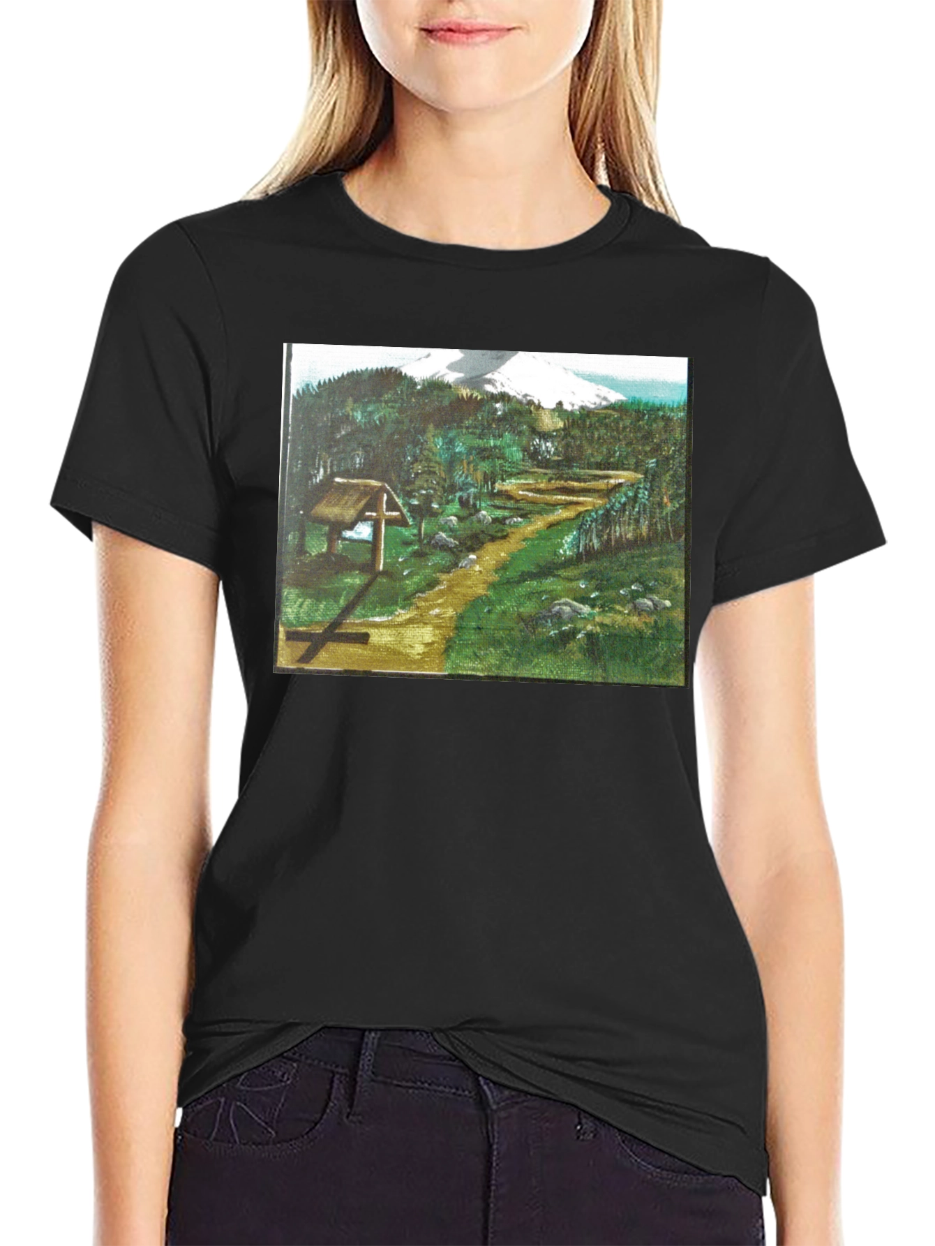 Nature Path Graphic T-Shirt - Casual Wear