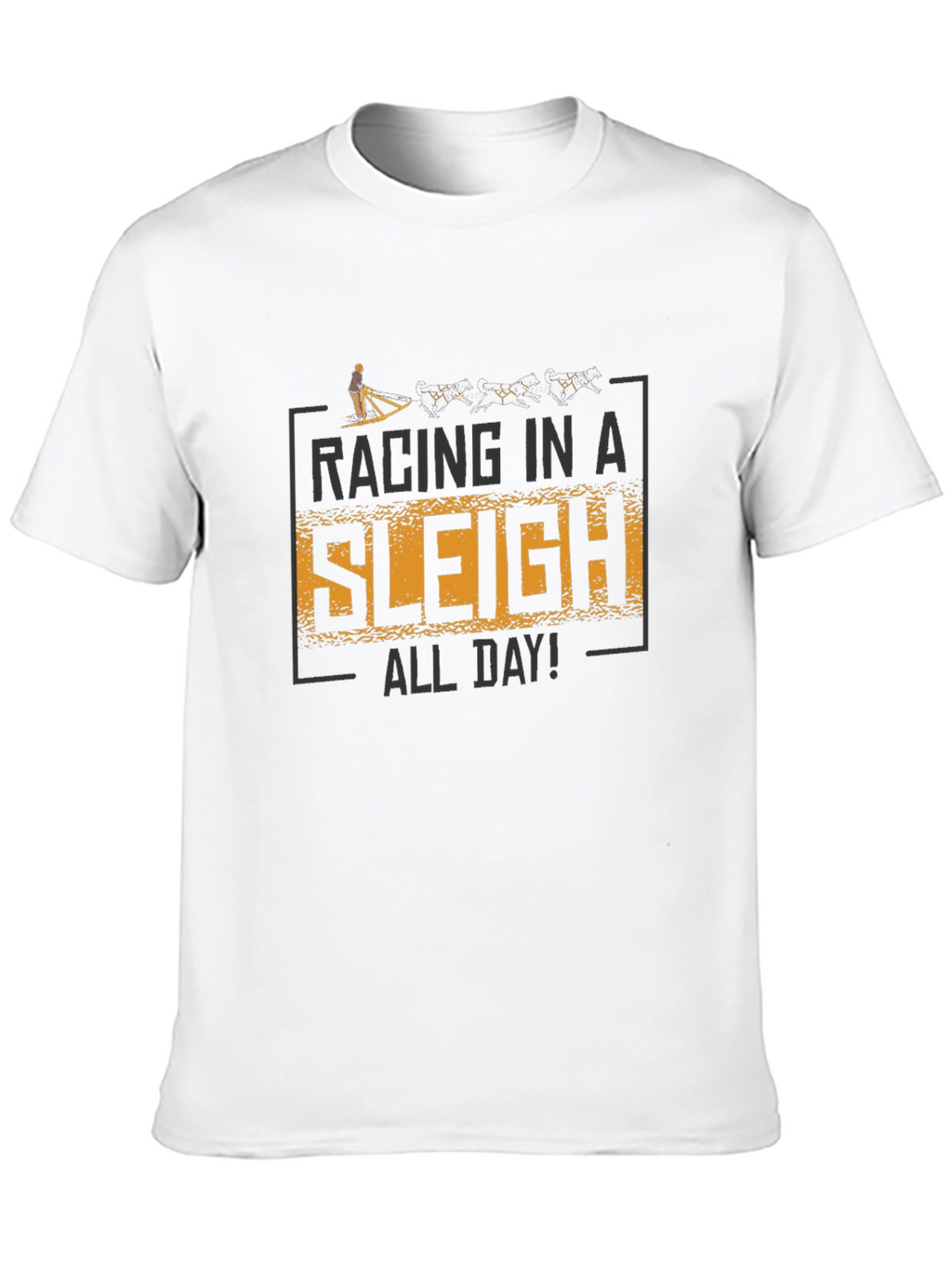 Racing in a Sleigh All Day Graphic T-Shirt