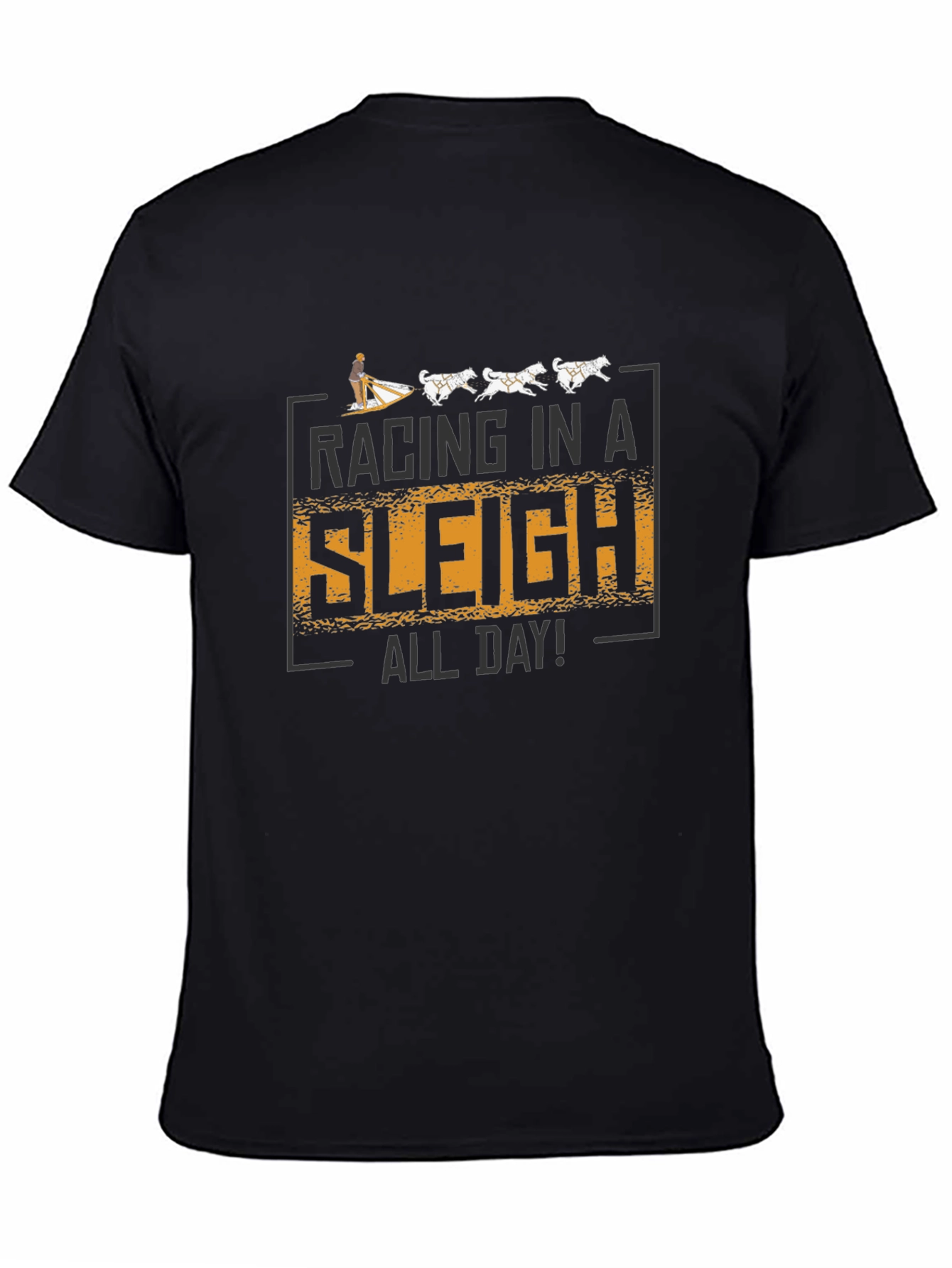 Racing in a Sleigh All Day Graphic T-Shirt