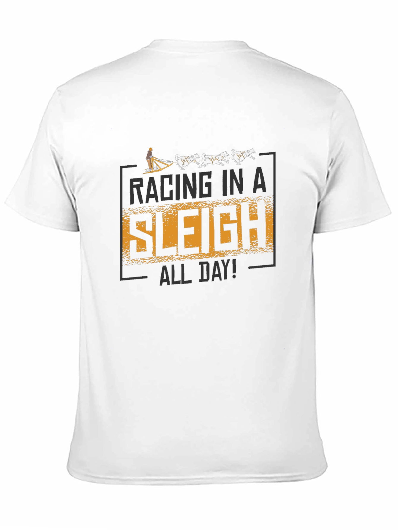 Racing in a Sleigh All Day Graphic T-Shirt