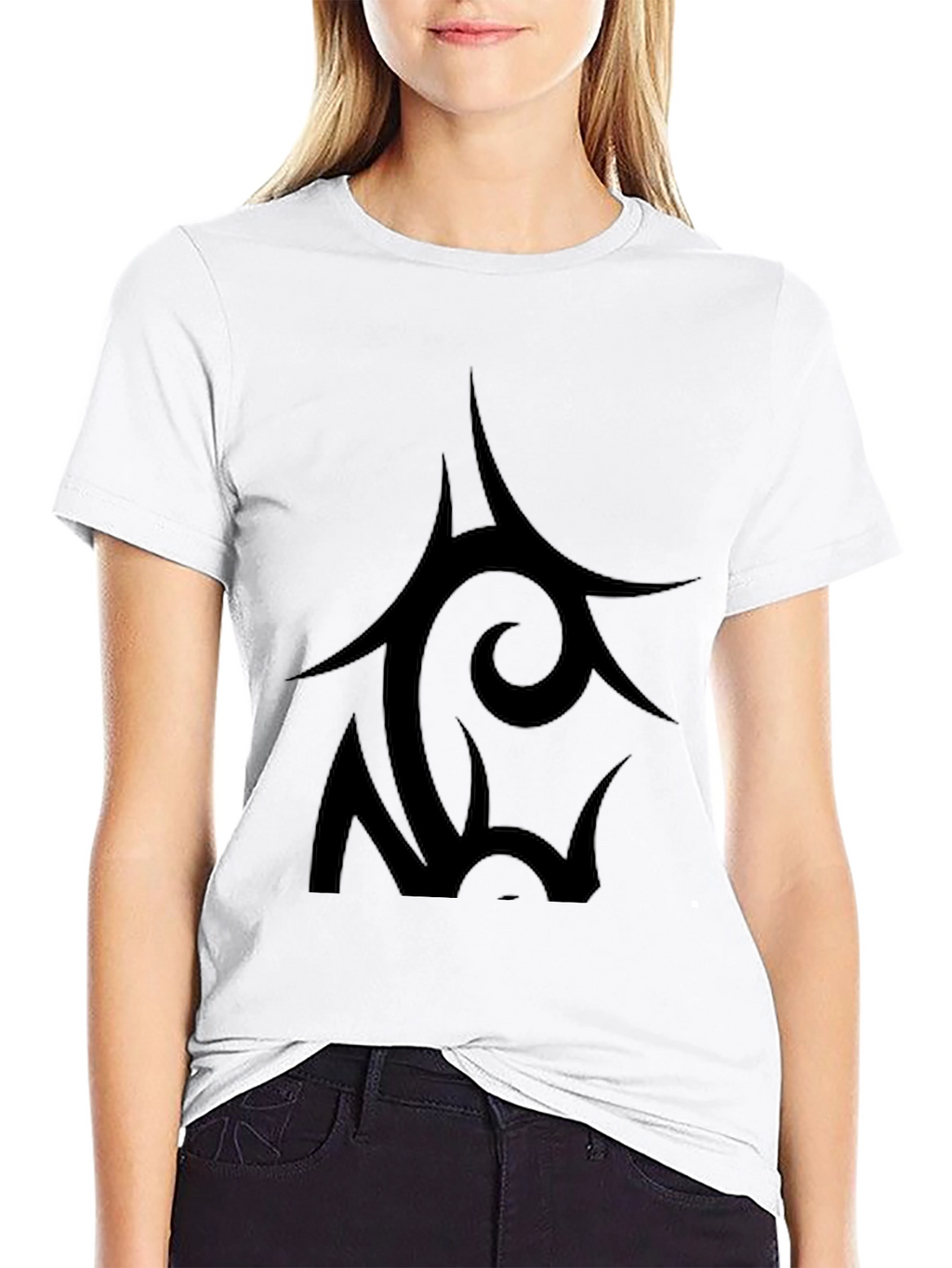 Black Tribal Graphic T-Shirt for Men