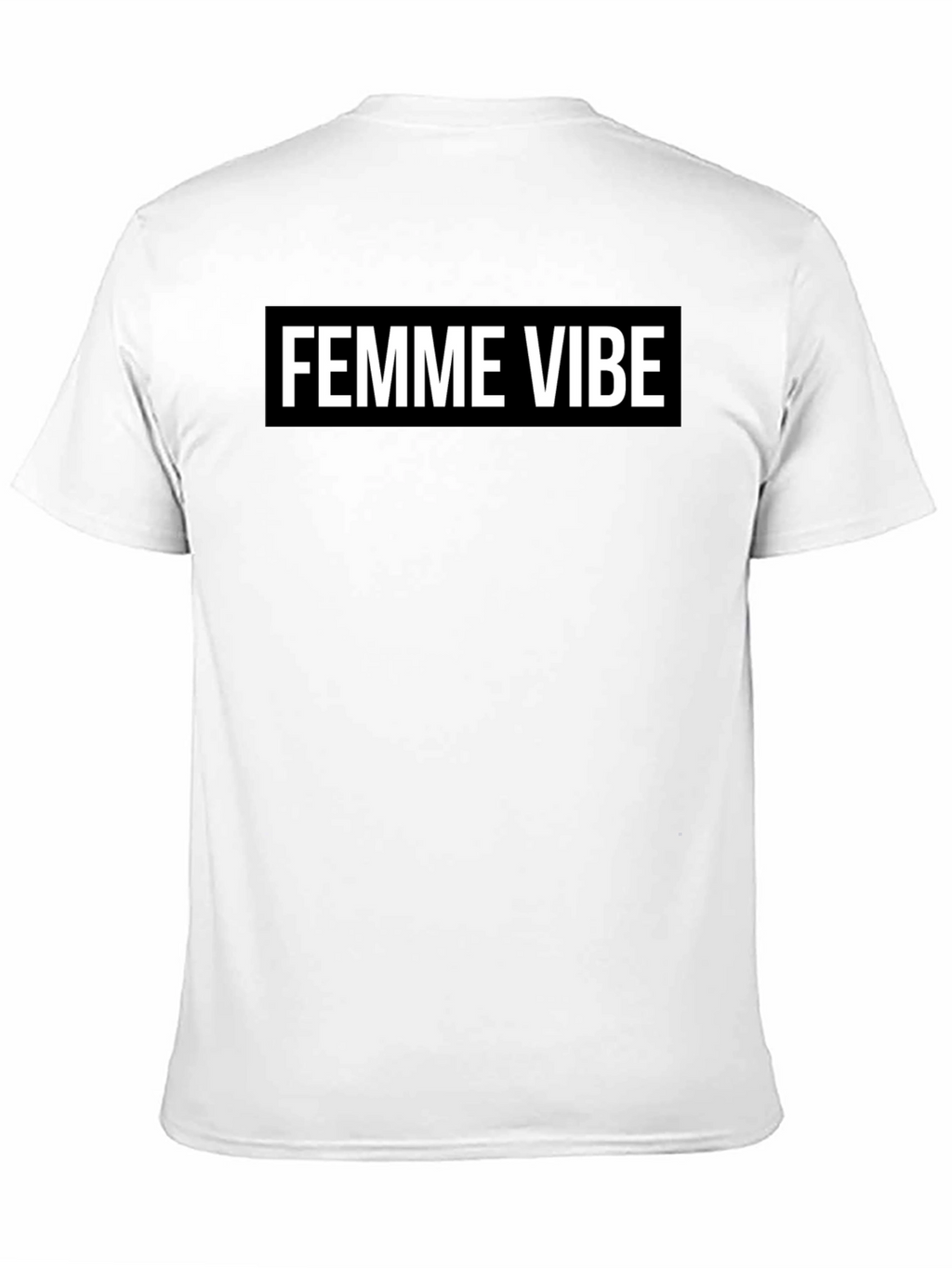 Femme Vibe Black Graphic Tee